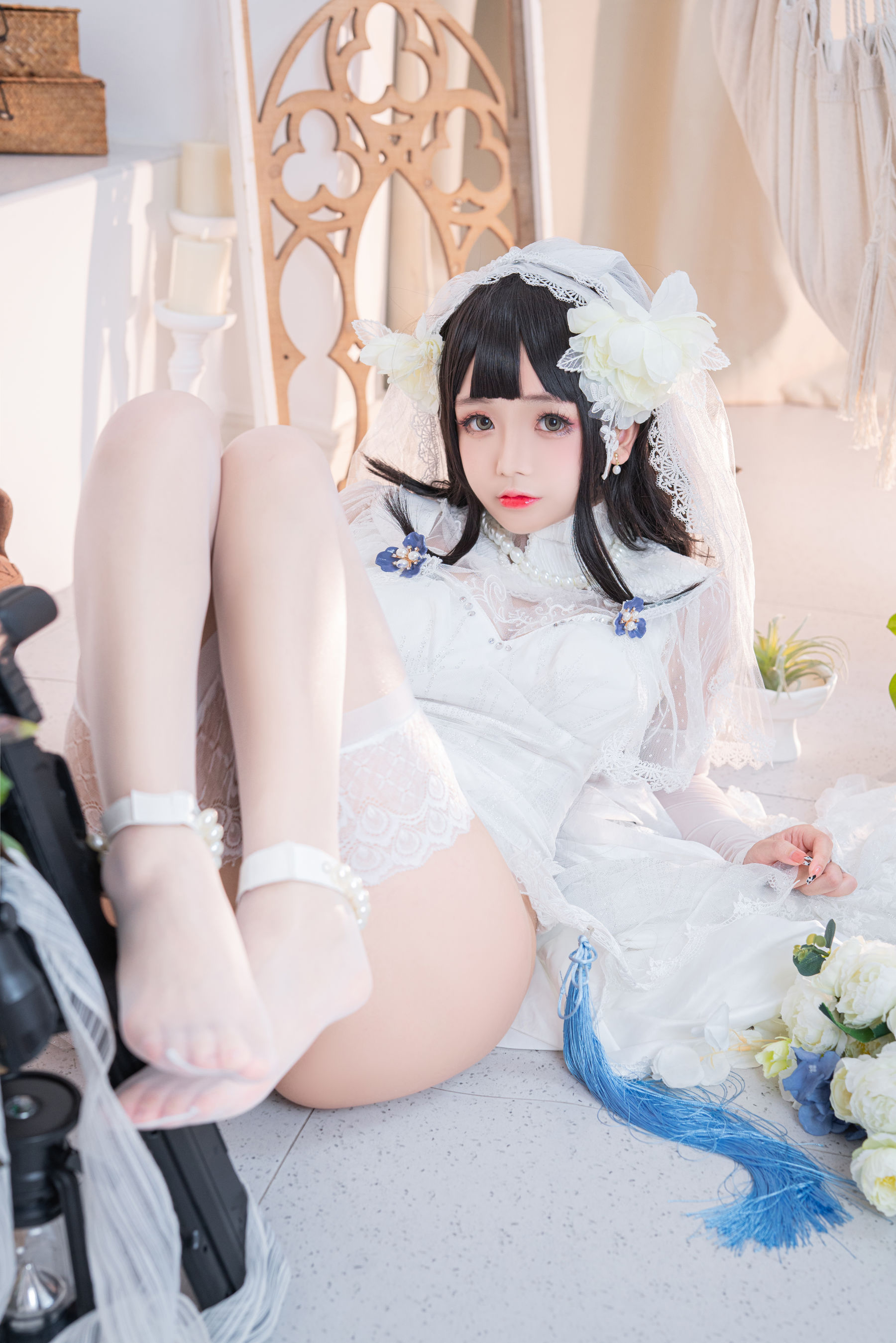 Cosplay日奈娇 - 95式婚纱-图14