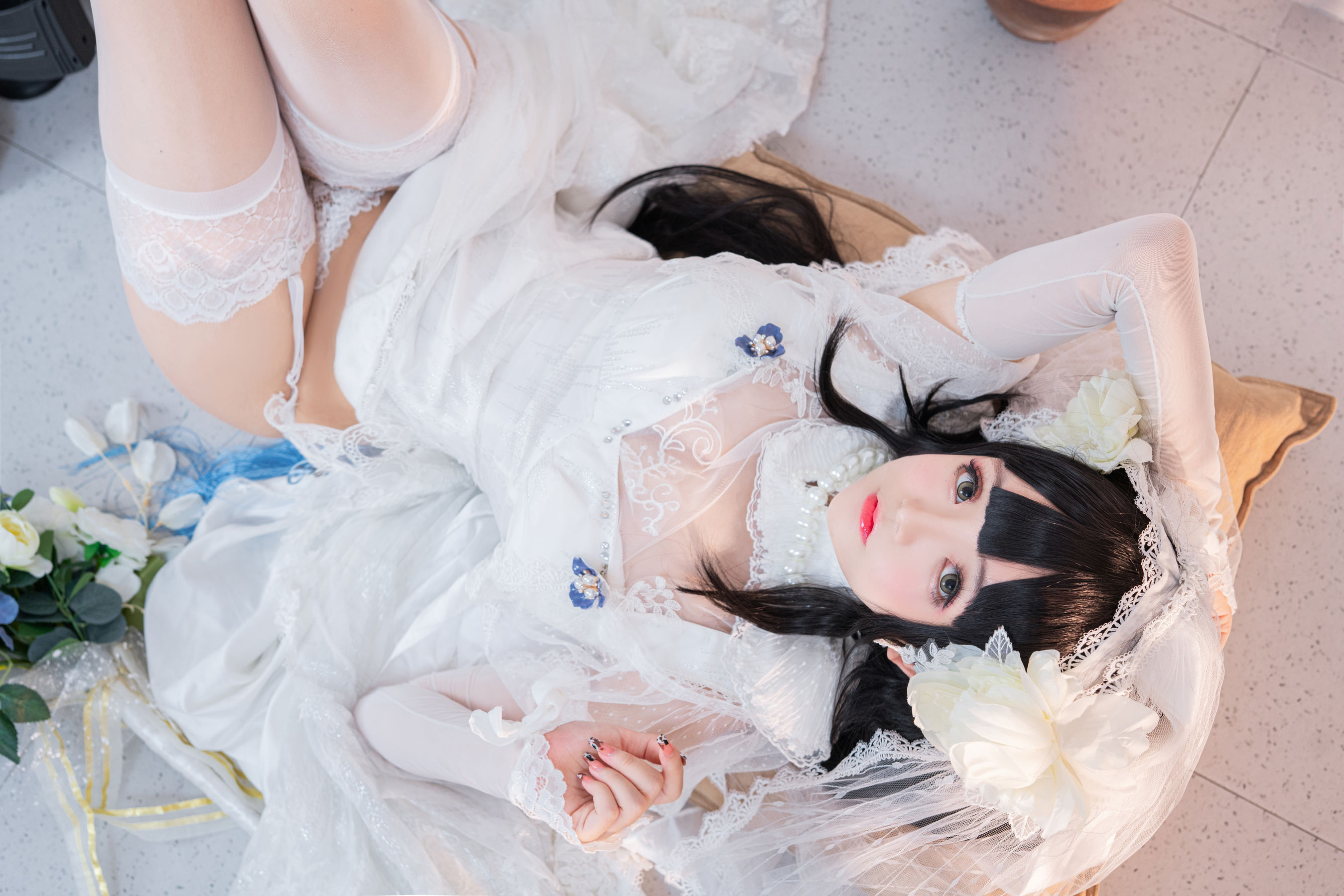 Cosplay日奈娇 - 95式婚纱-图28