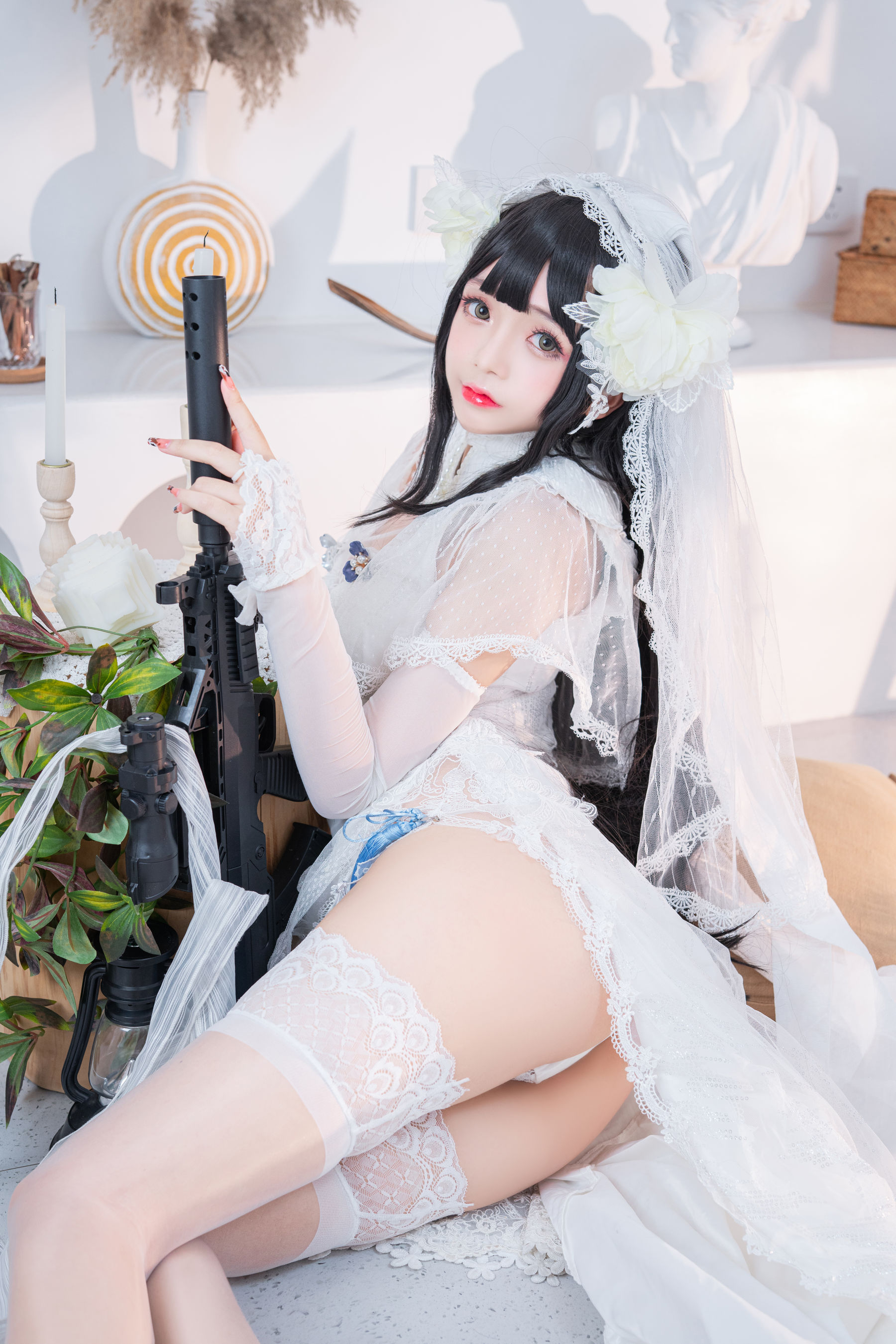 Cosplay日奈娇 - 95式婚纱-图2