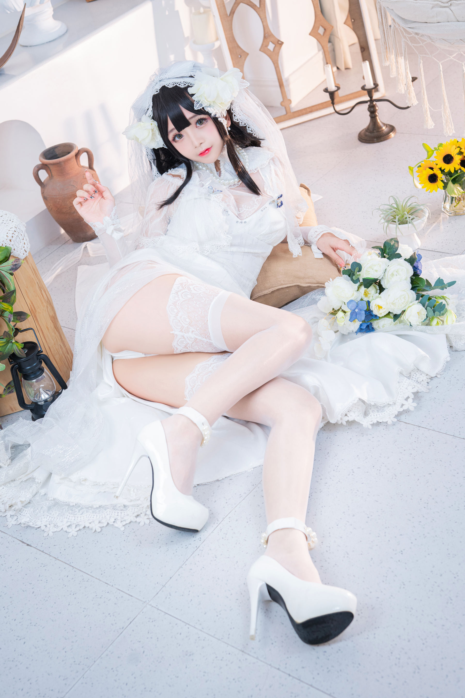 Cosplay日奈娇 - 95式婚纱-图5