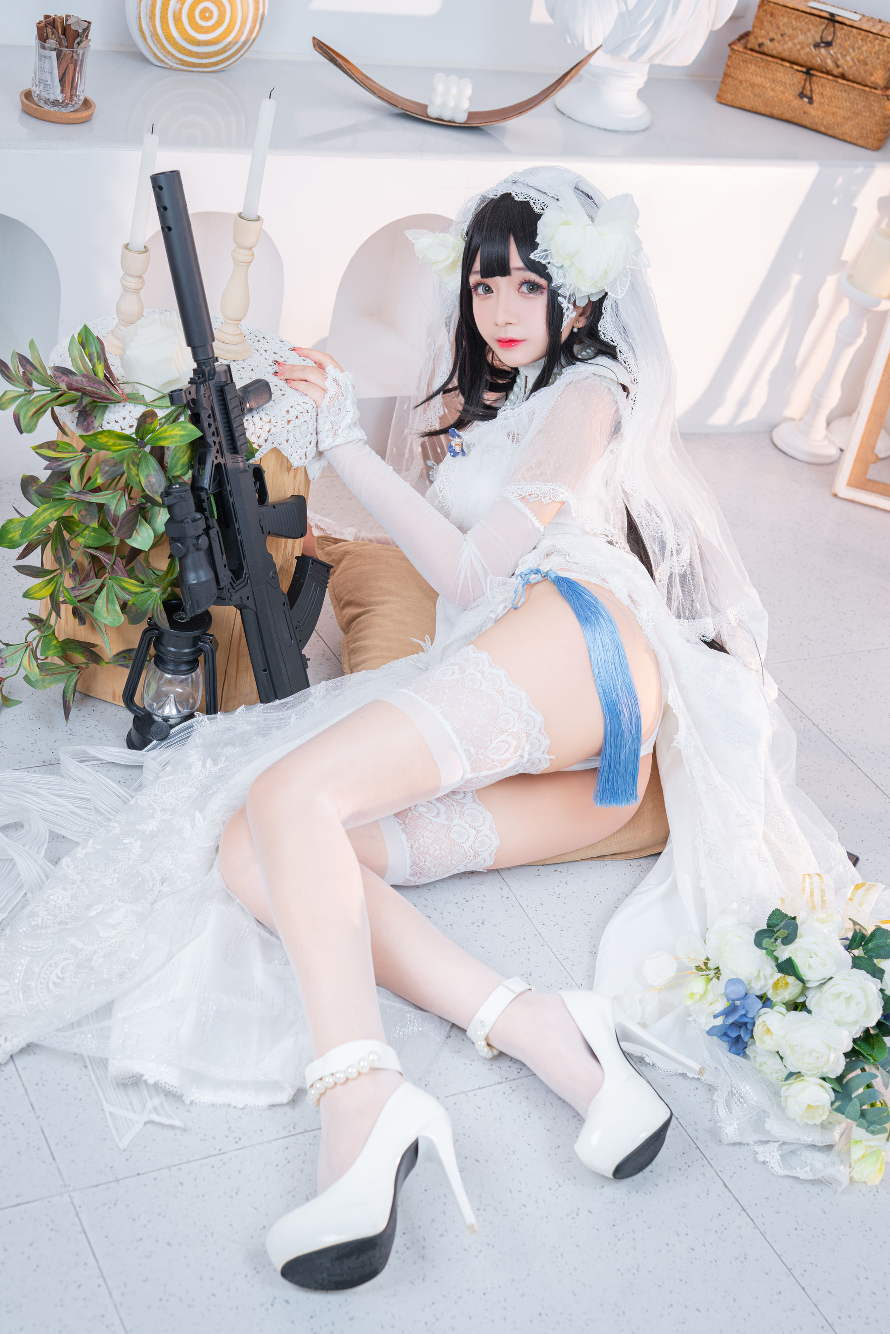 Cosplay日奈娇 - 95式婚纱-图6