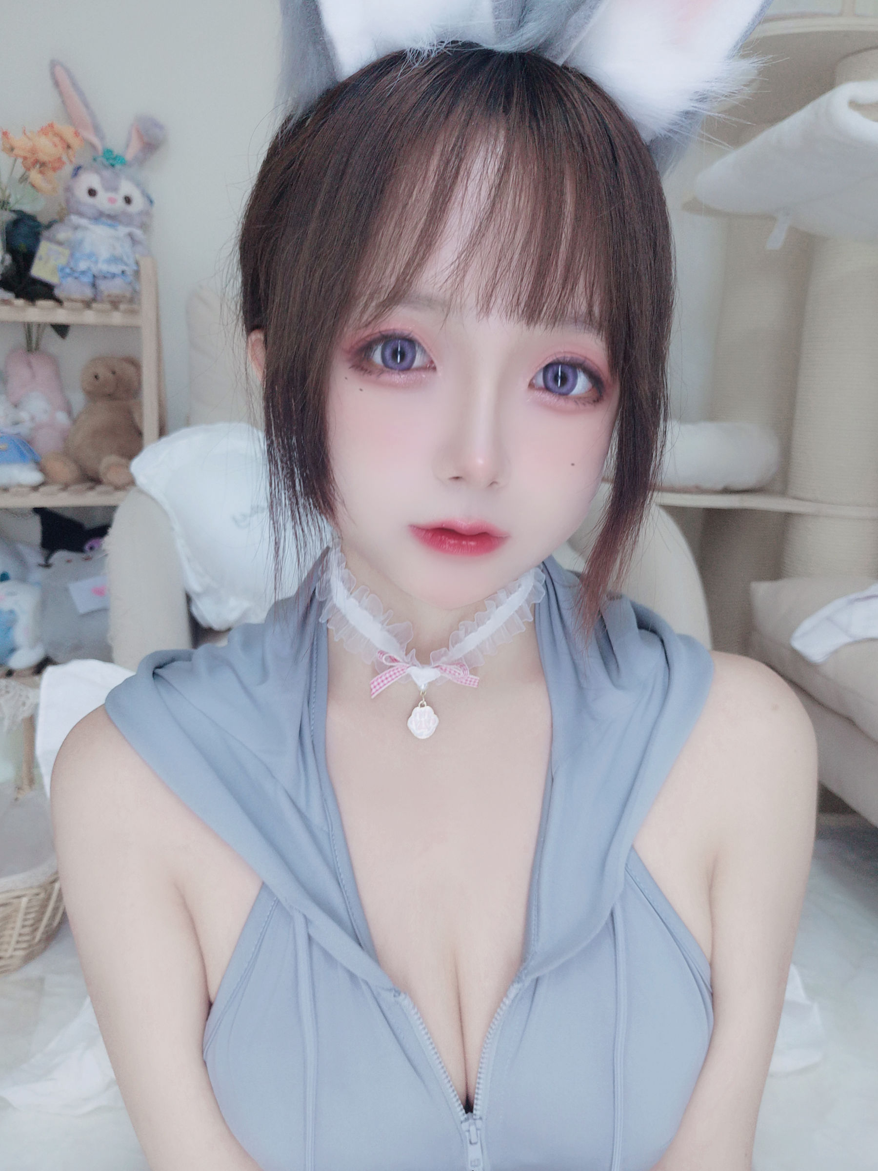 Cosplay日奈娇 - 兔兔卫衣-图0
