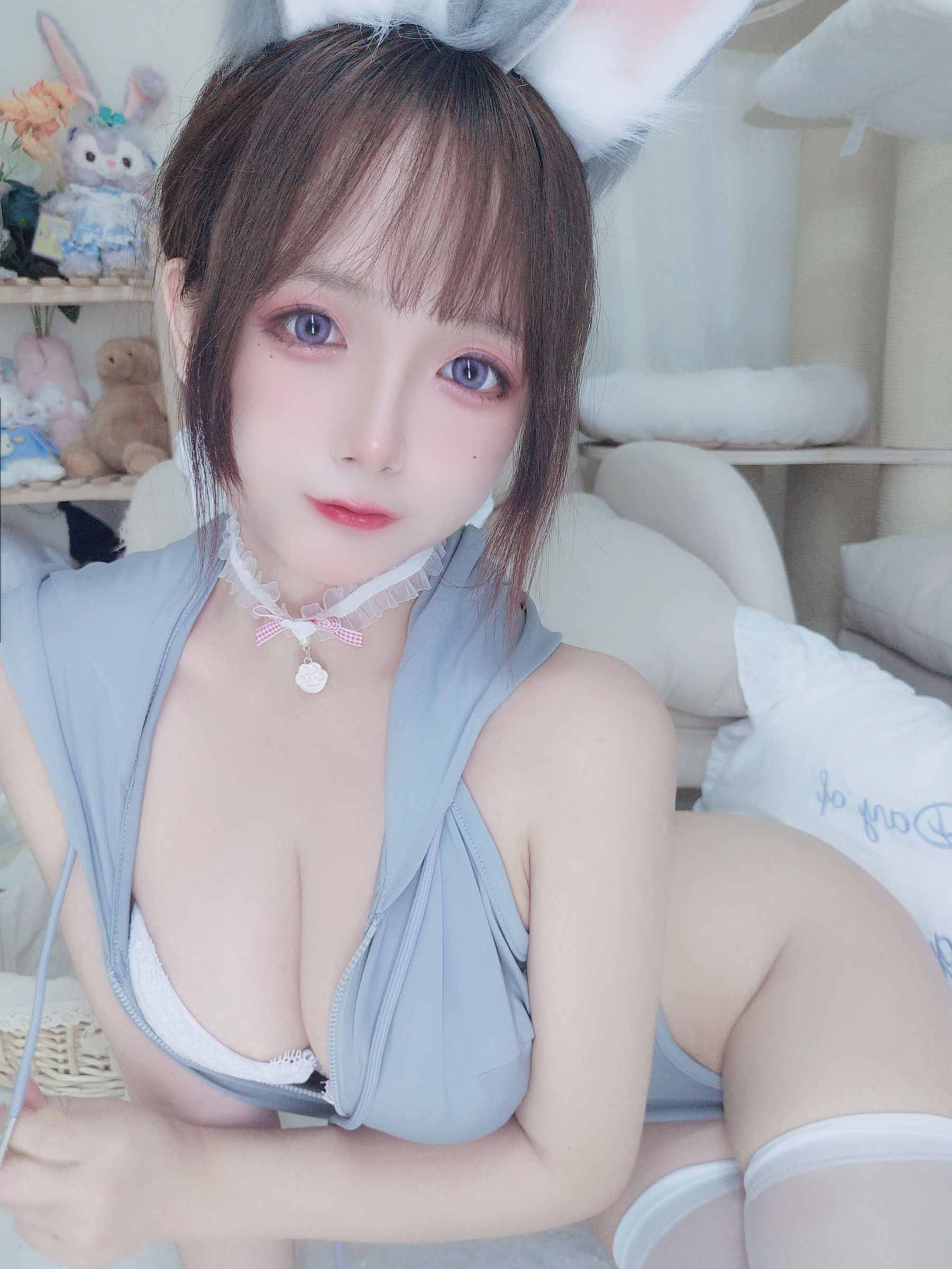 Cosplay日奈娇 - 兔兔卫衣-图5