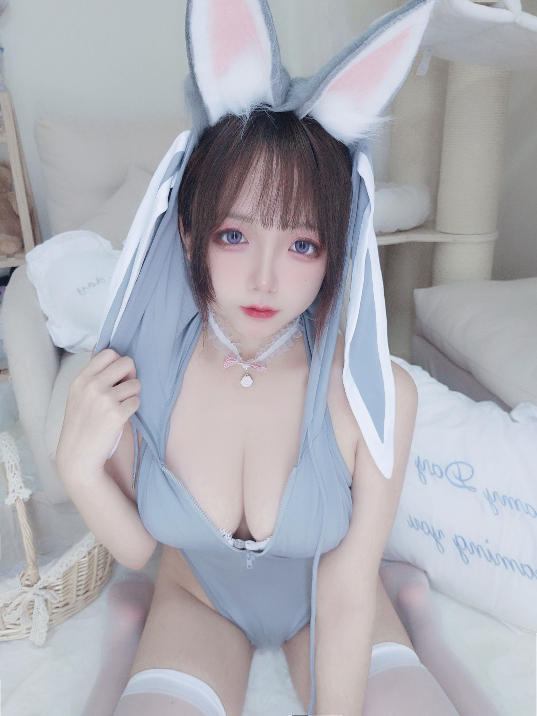 Cosplay日奈娇 - 兔兔卫衣-图8