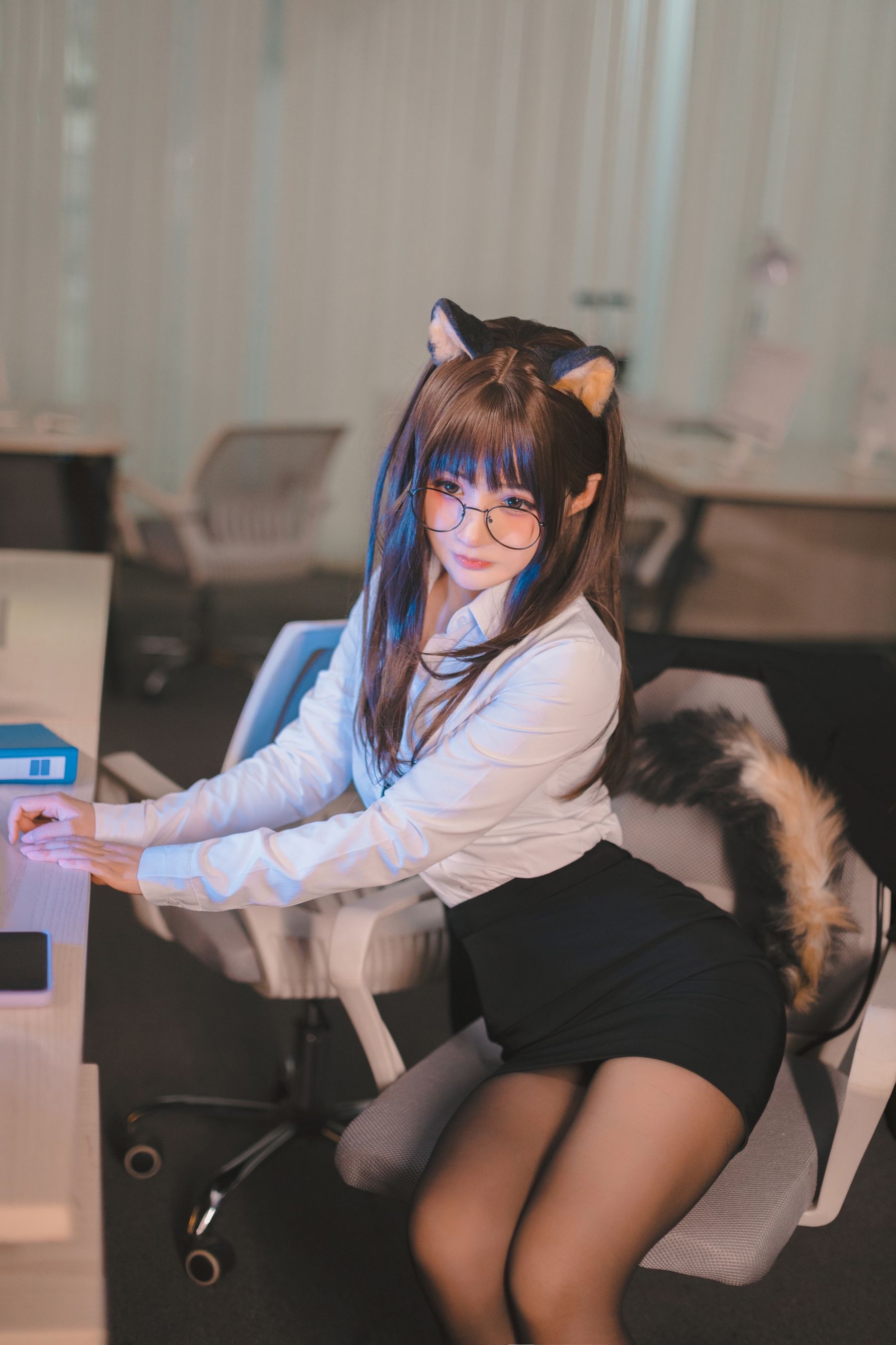 桜井宁宁 - 柴犬OL-图11