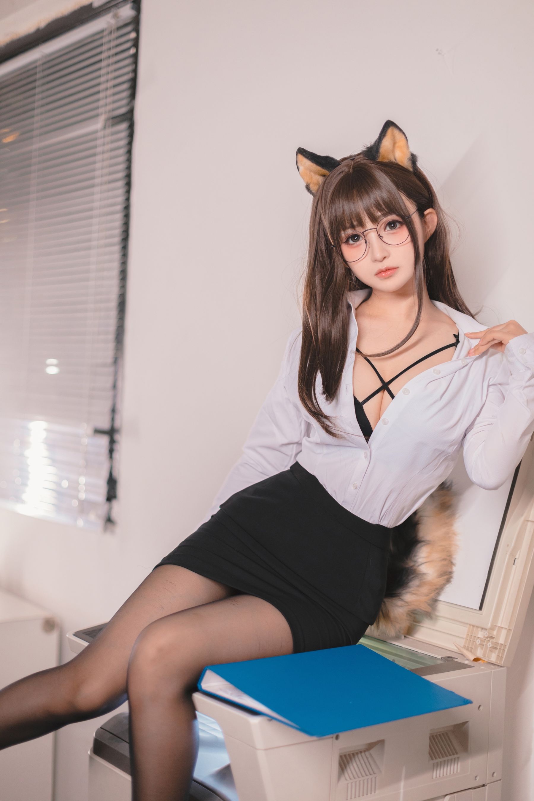 桜井宁宁 - 柴犬OL-图1