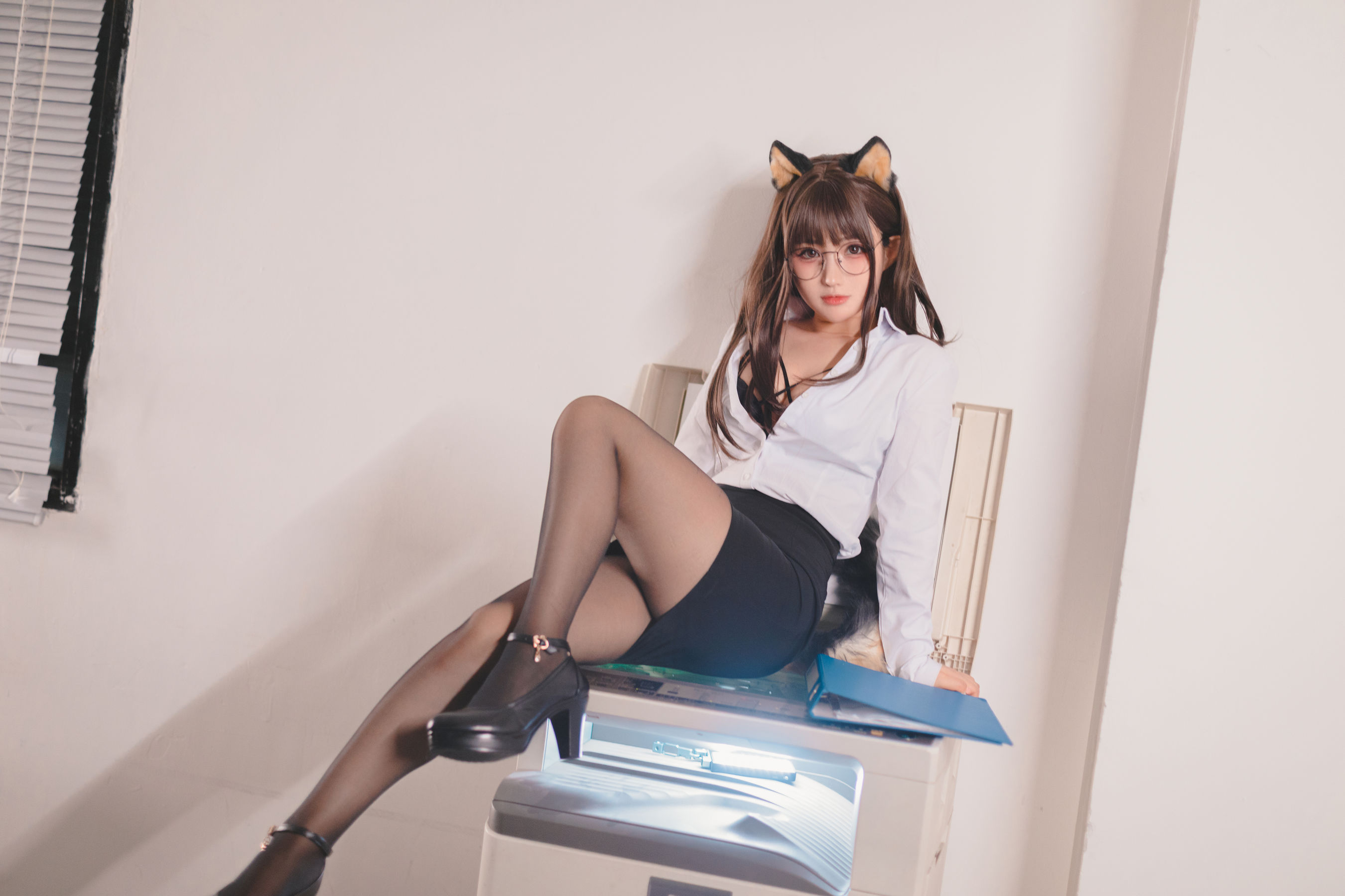 桜井宁宁 - 柴犬OL-图20