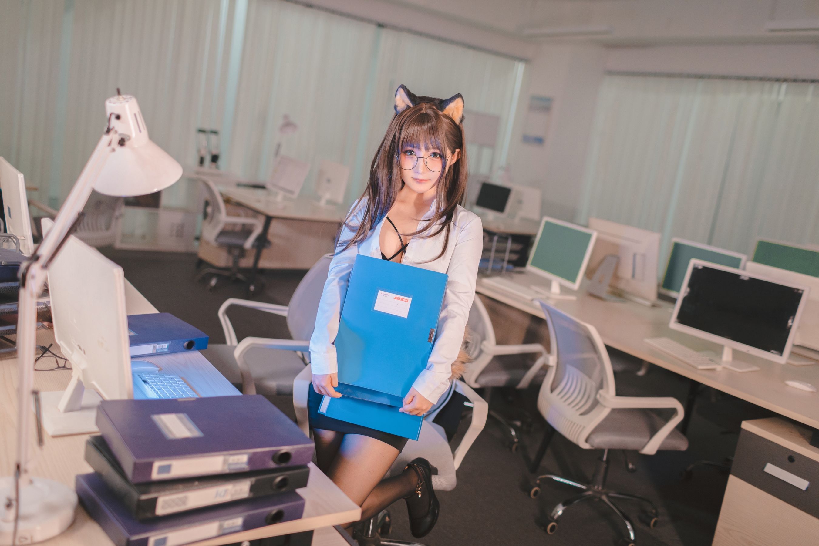 桜井宁宁 - 柴犬OL-图5