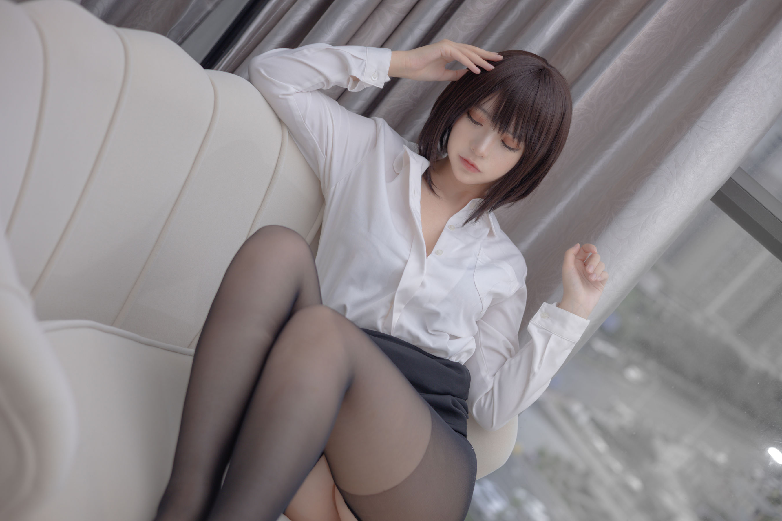 疯猫ss - 黑丝OL-图19