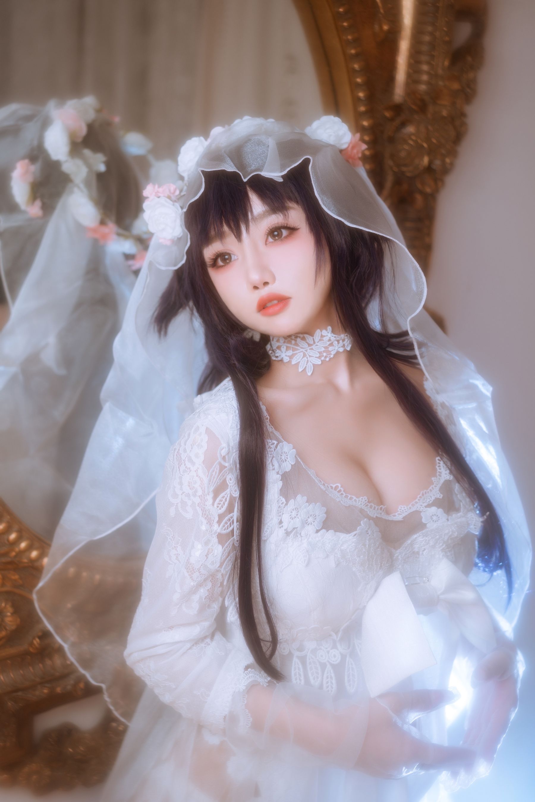 白嫩美少女鬼畜瑶 - 婚纱-图10
