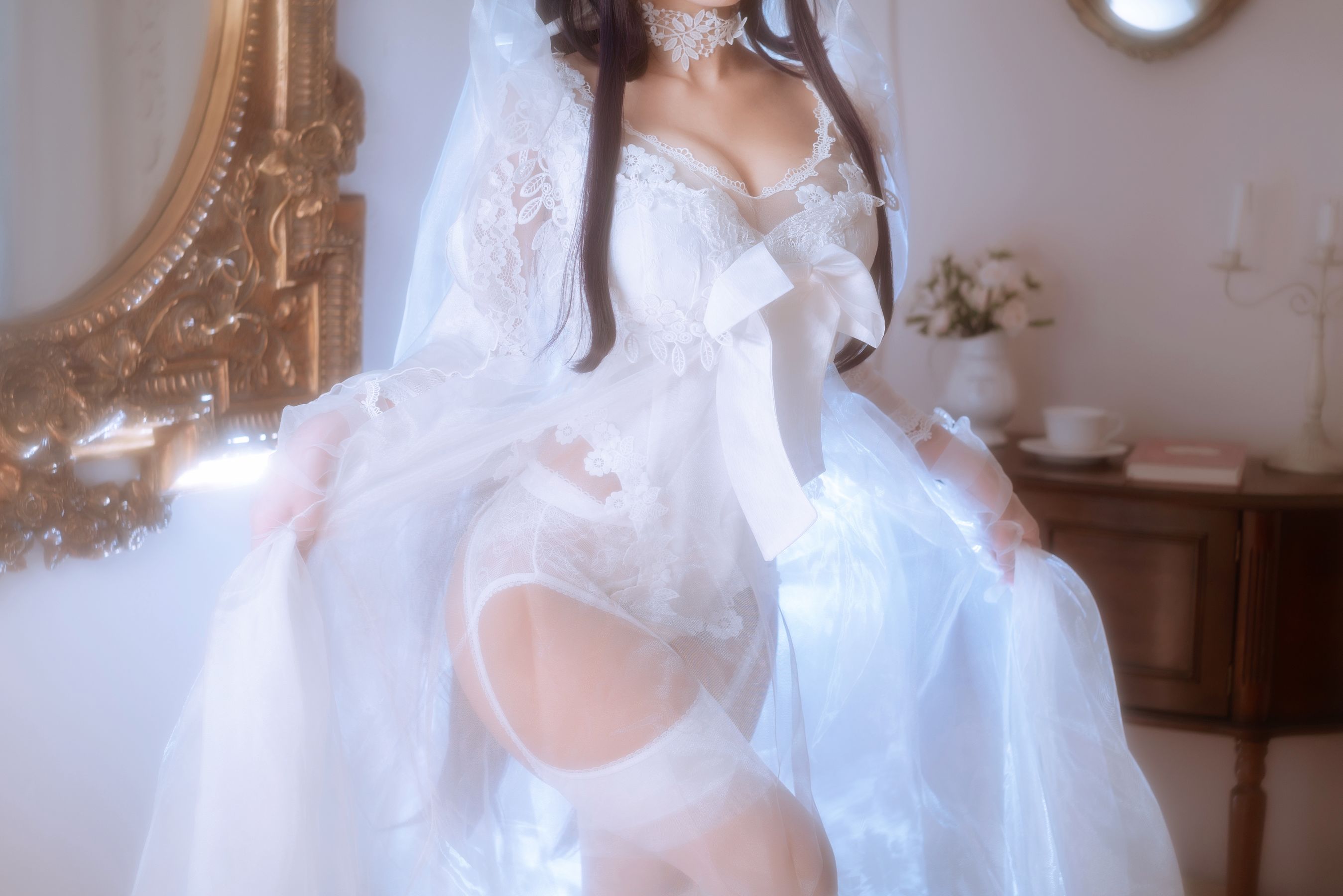 白嫩美少女鬼畜瑶 - 婚纱-图21
