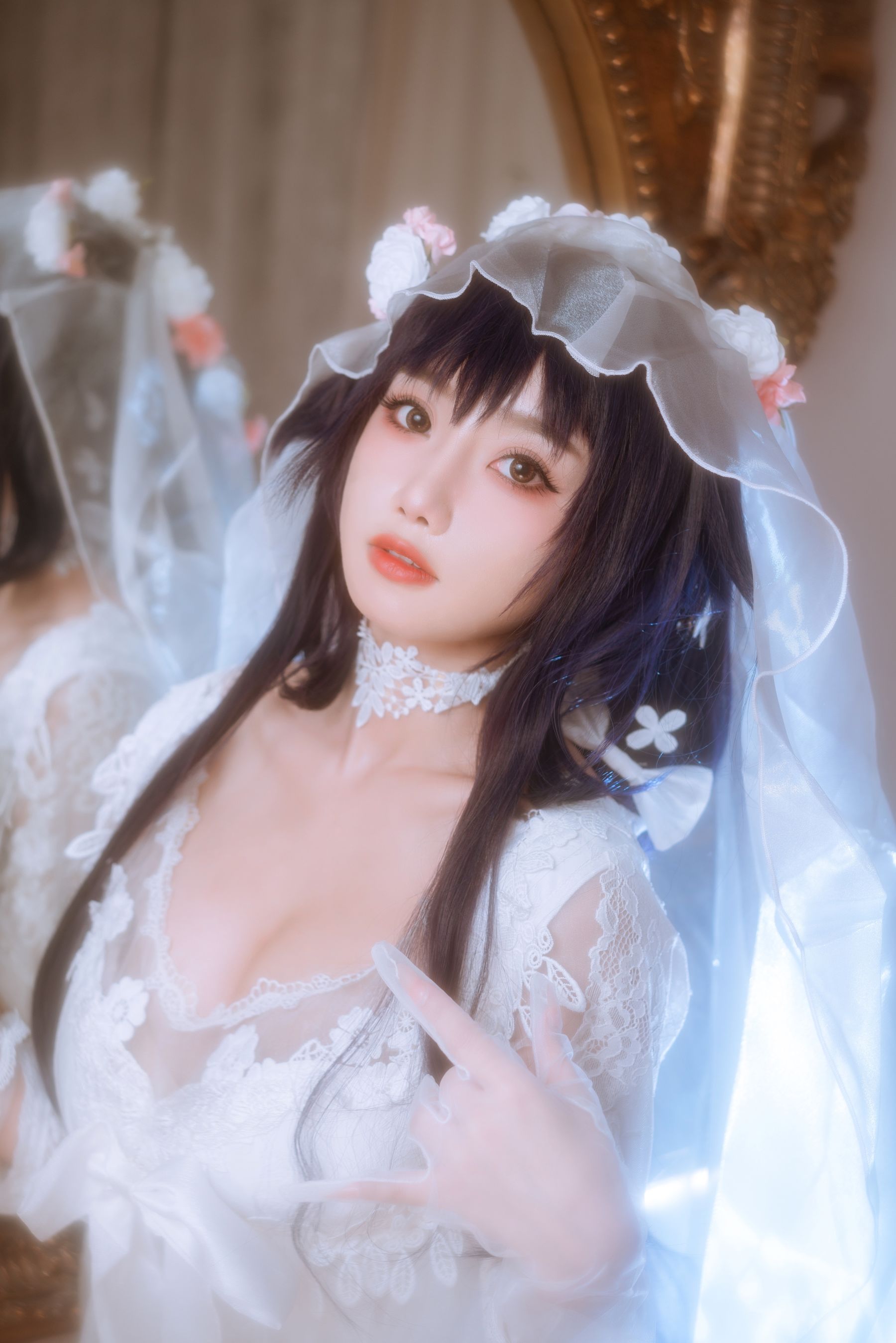 白嫩美少女鬼畜瑶 - 婚纱-图22