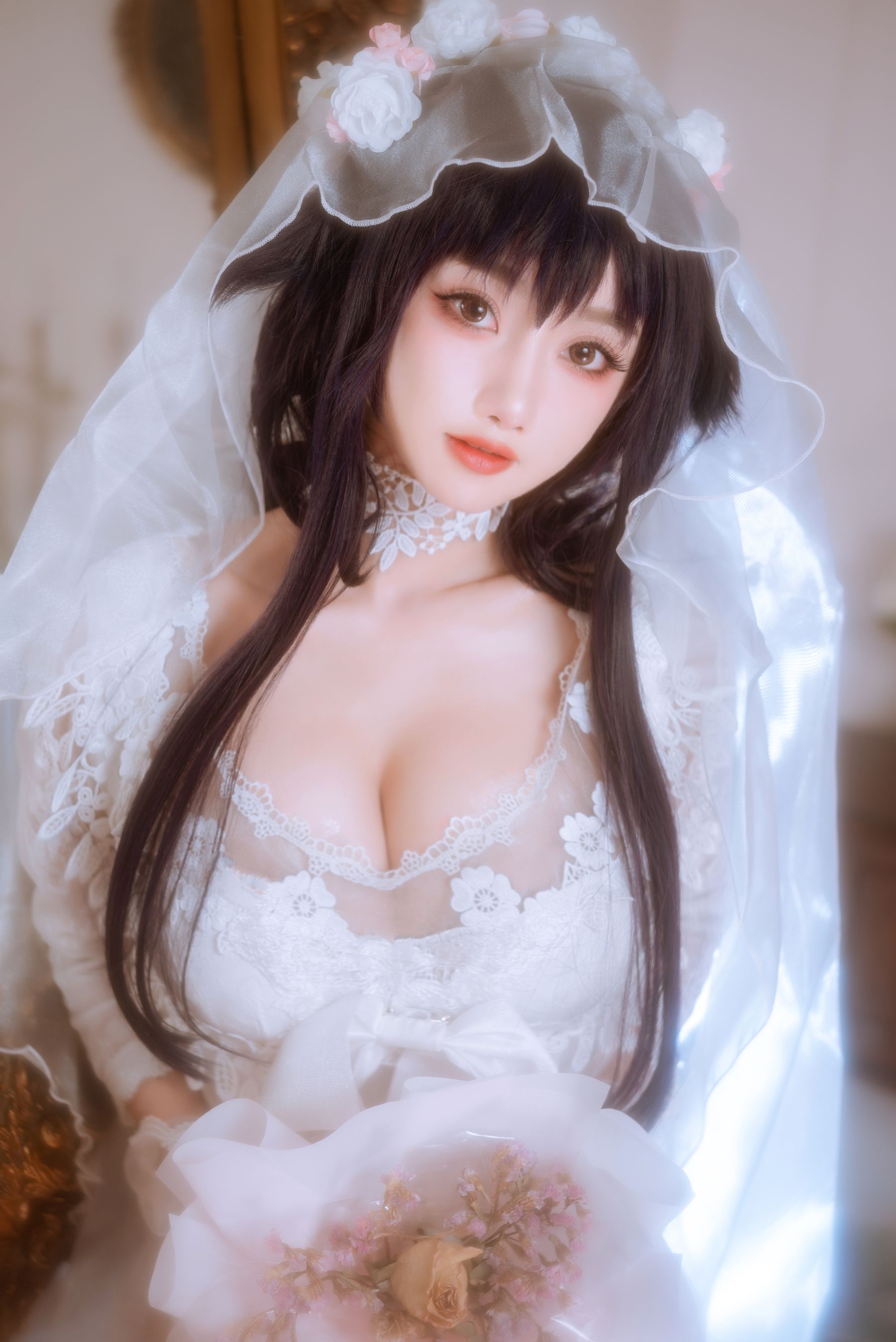 白嫩美少女鬼畜瑶 - 婚纱-图29