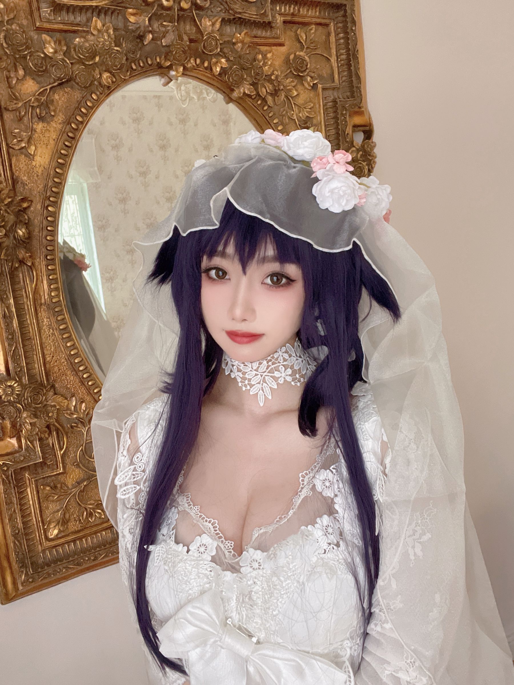 白嫩美少女鬼畜瑶 - 婚纱-图35