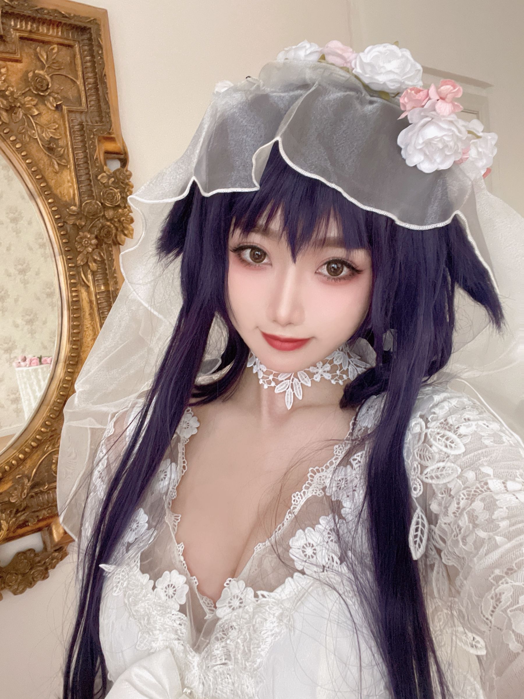 白嫩美少女鬼畜瑶 - 婚纱-图36