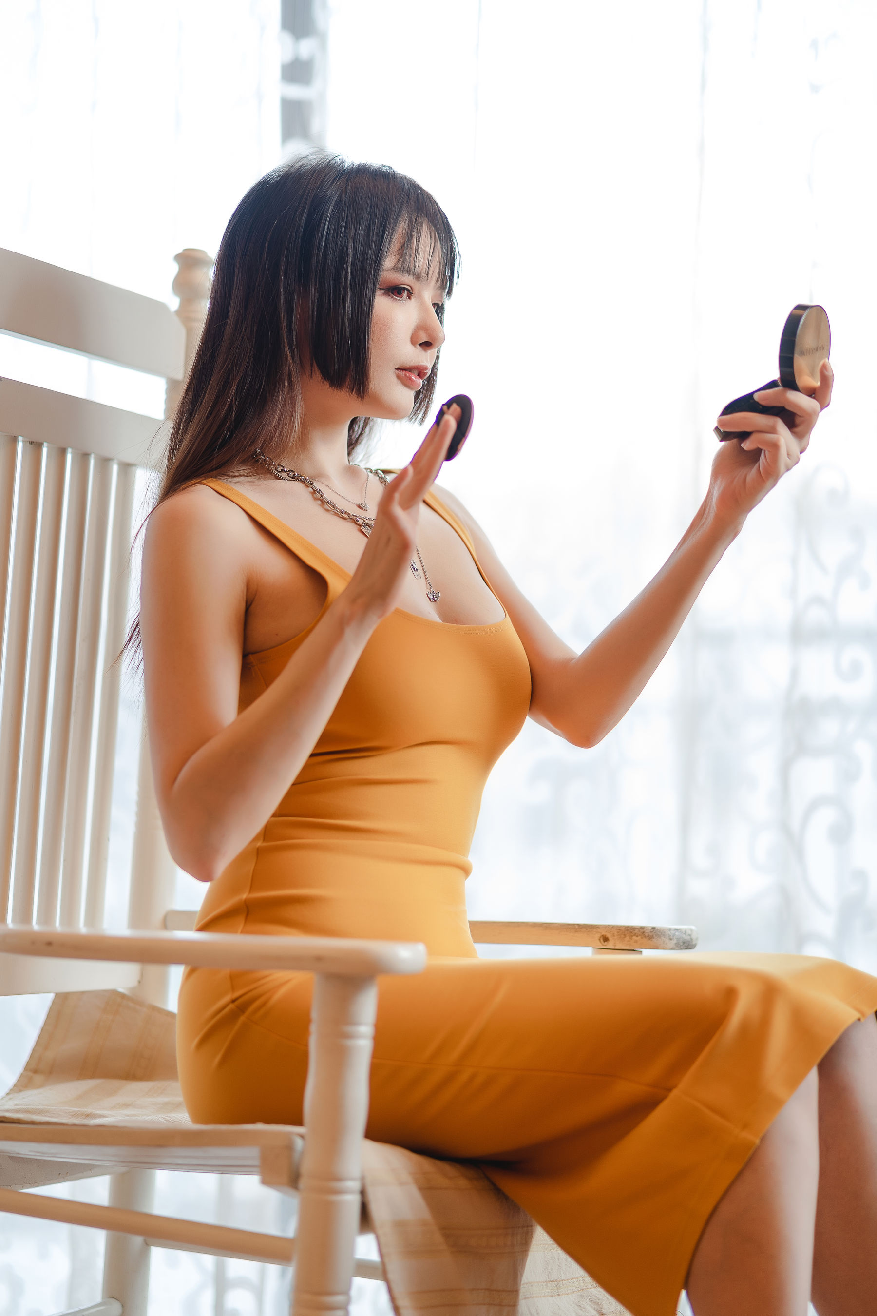 秋和柯基(夏小秋秋秋) - 黄色连衣裙-图3