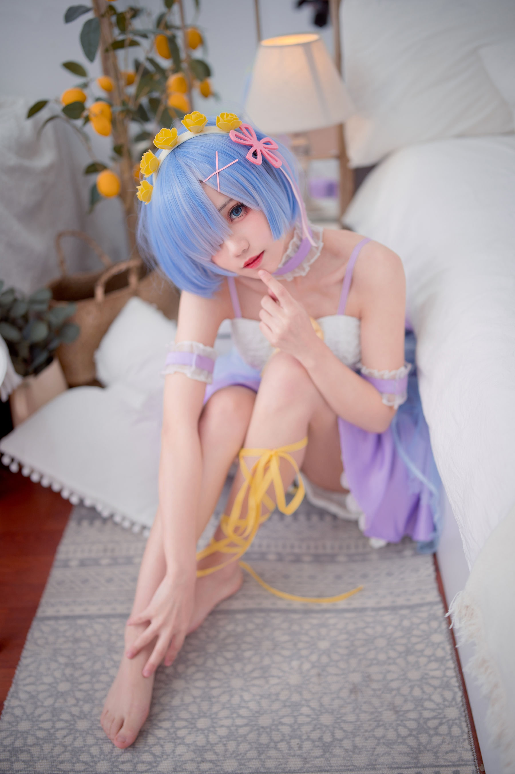 花柒Hana - 天使蕾姆-图4