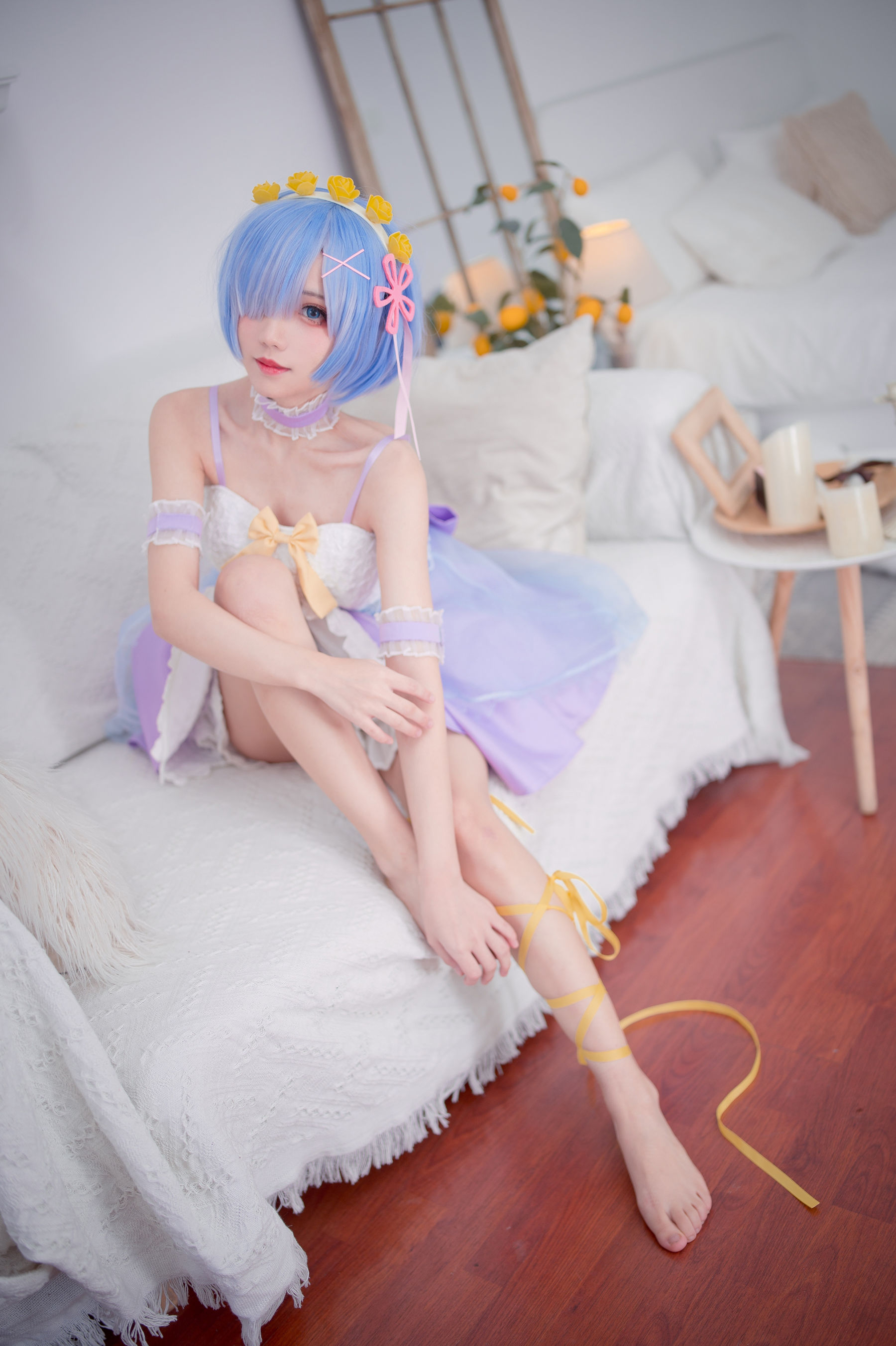 花柒Hana - 天使蕾姆-图6