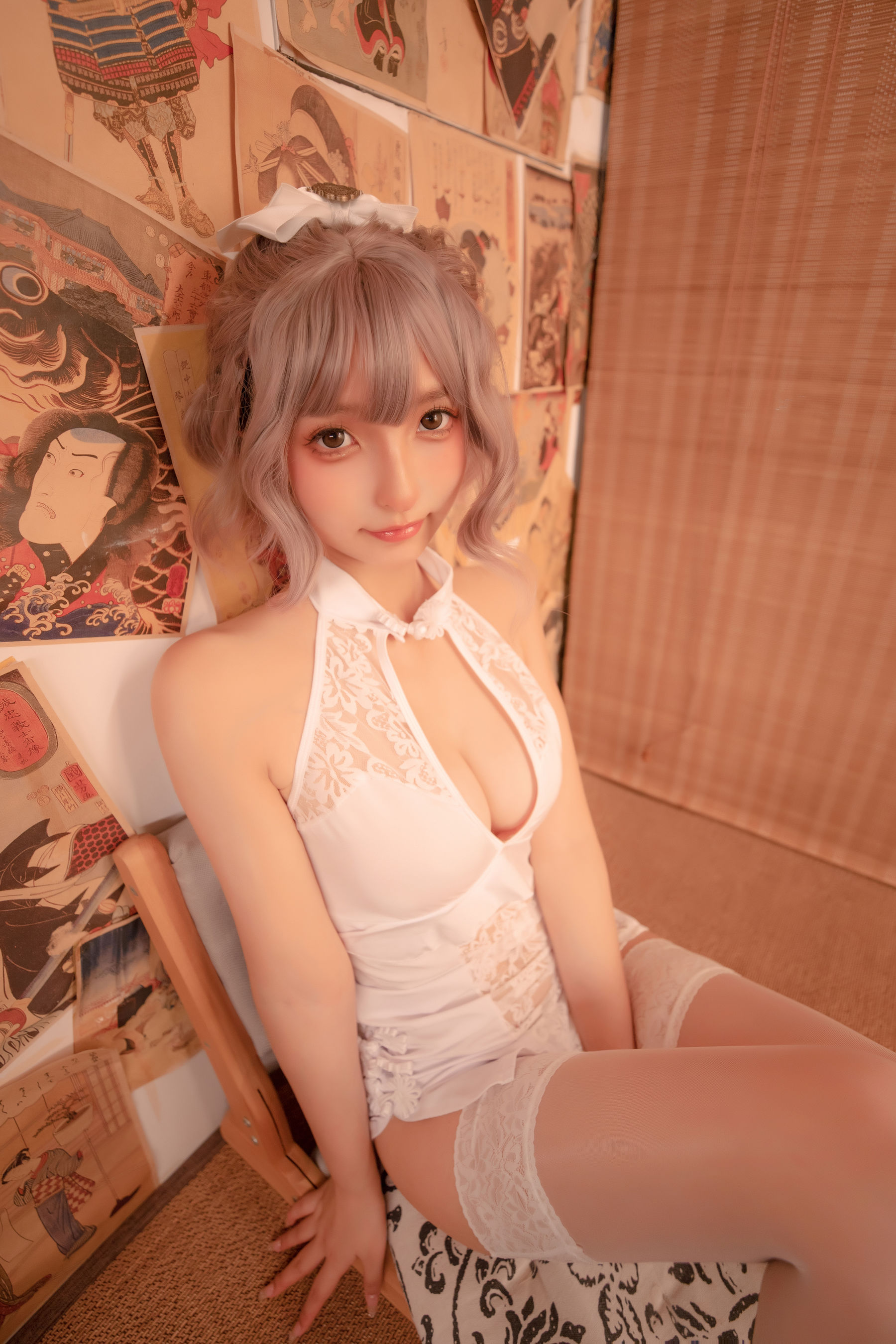神楽坂真冬 白旗袍-图32