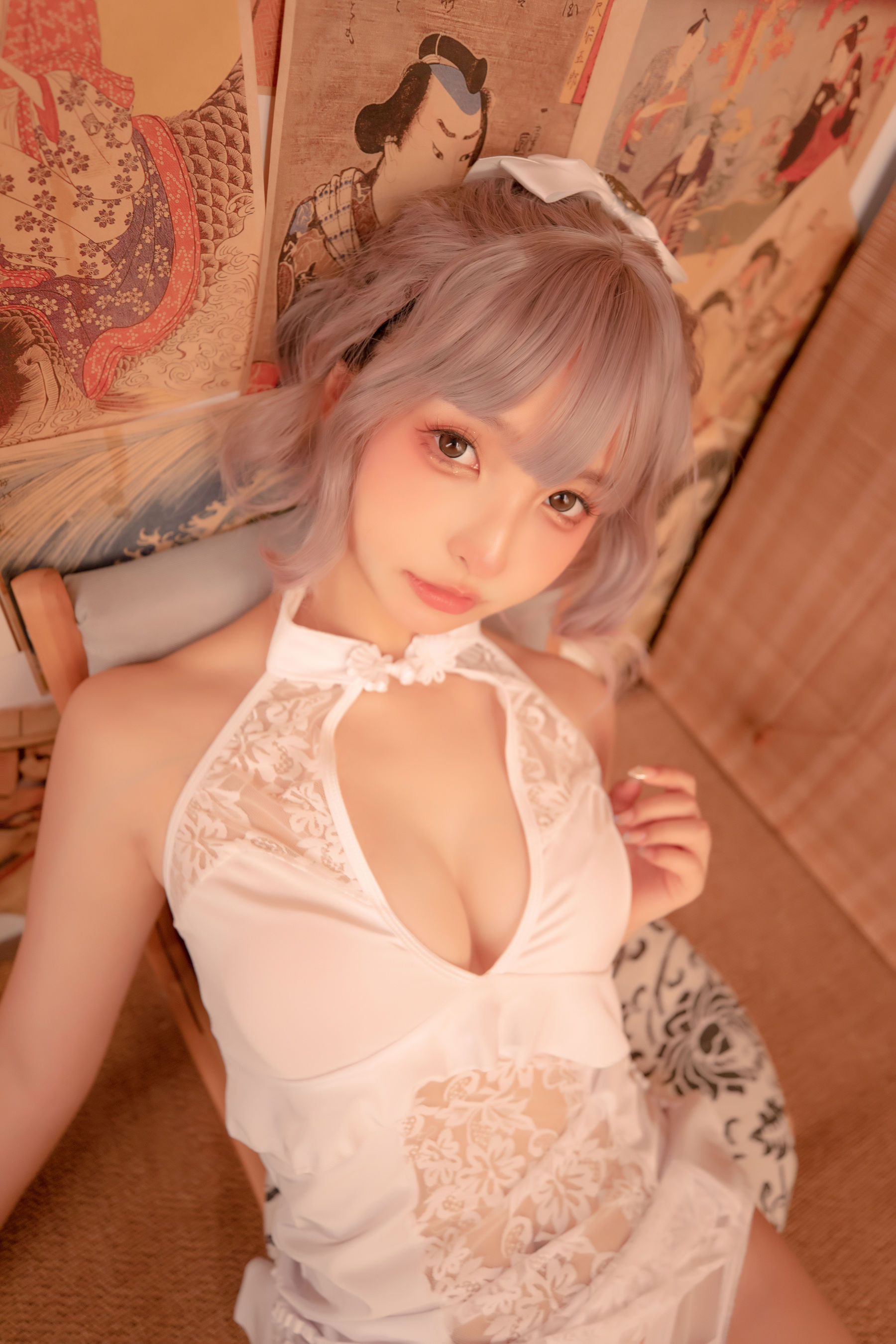 神楽坂真冬 白旗袍-图59