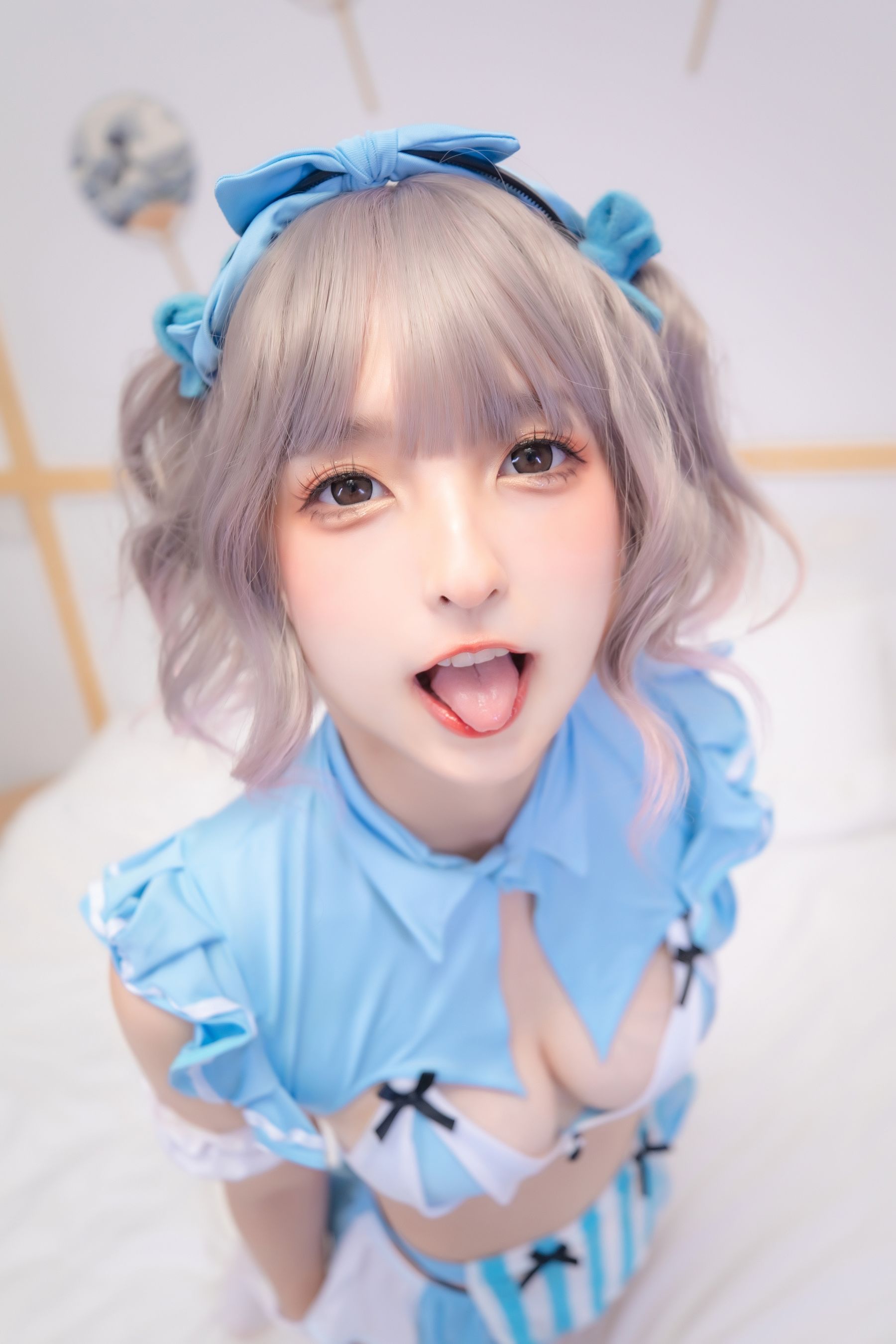神楽坂真冬 蓝调女仆-图43