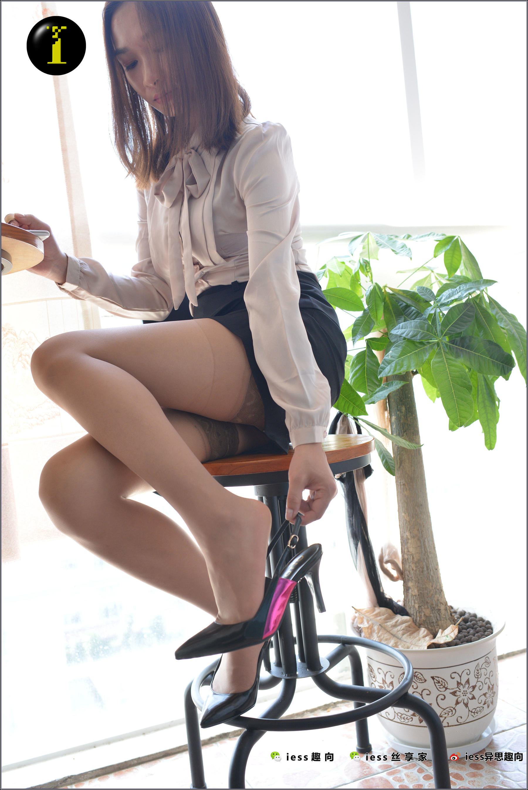 022 模特素人表妹 《素人表妹的高丝大特写》-图28