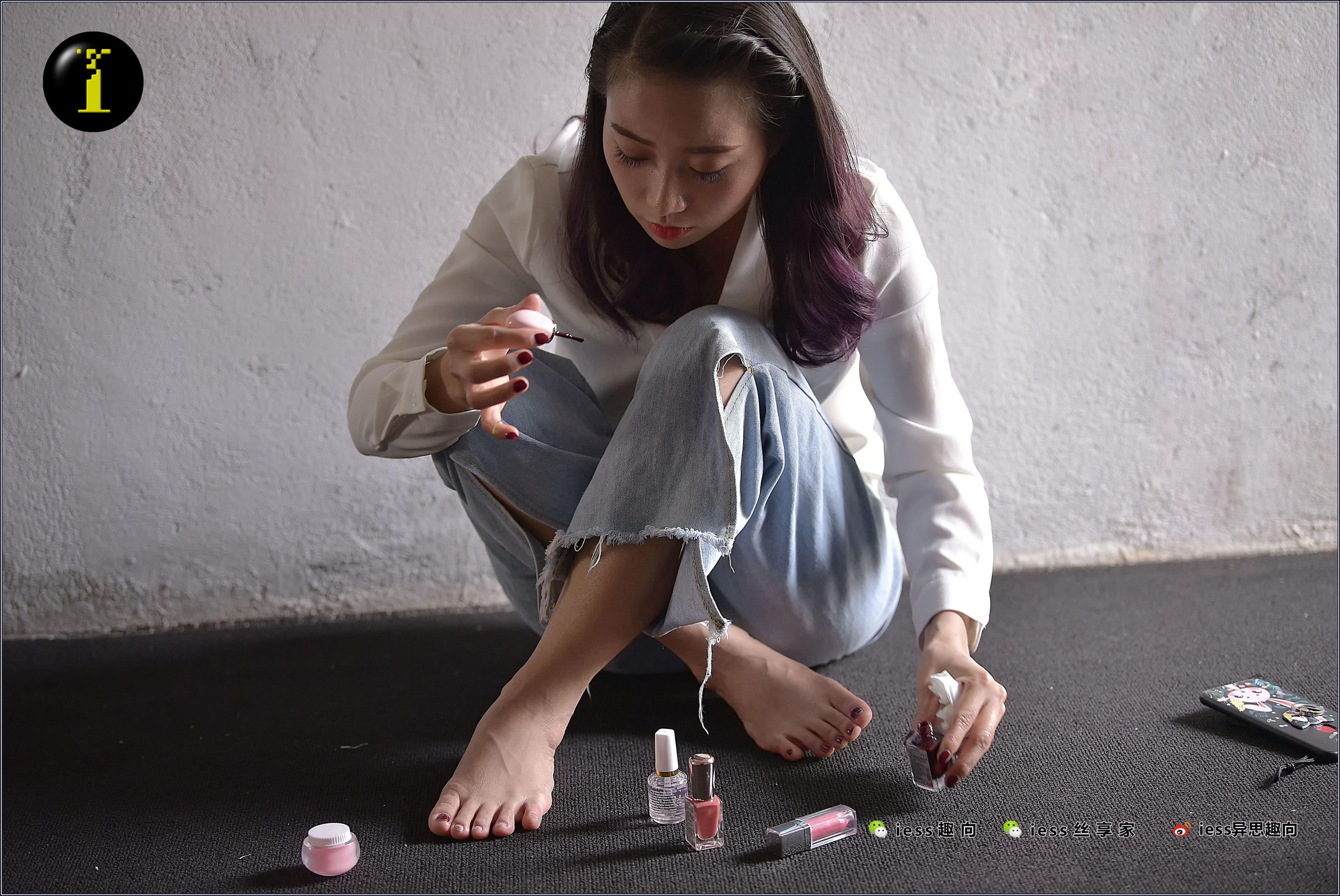 073 模特范美美 《涂趾甲油》-图11