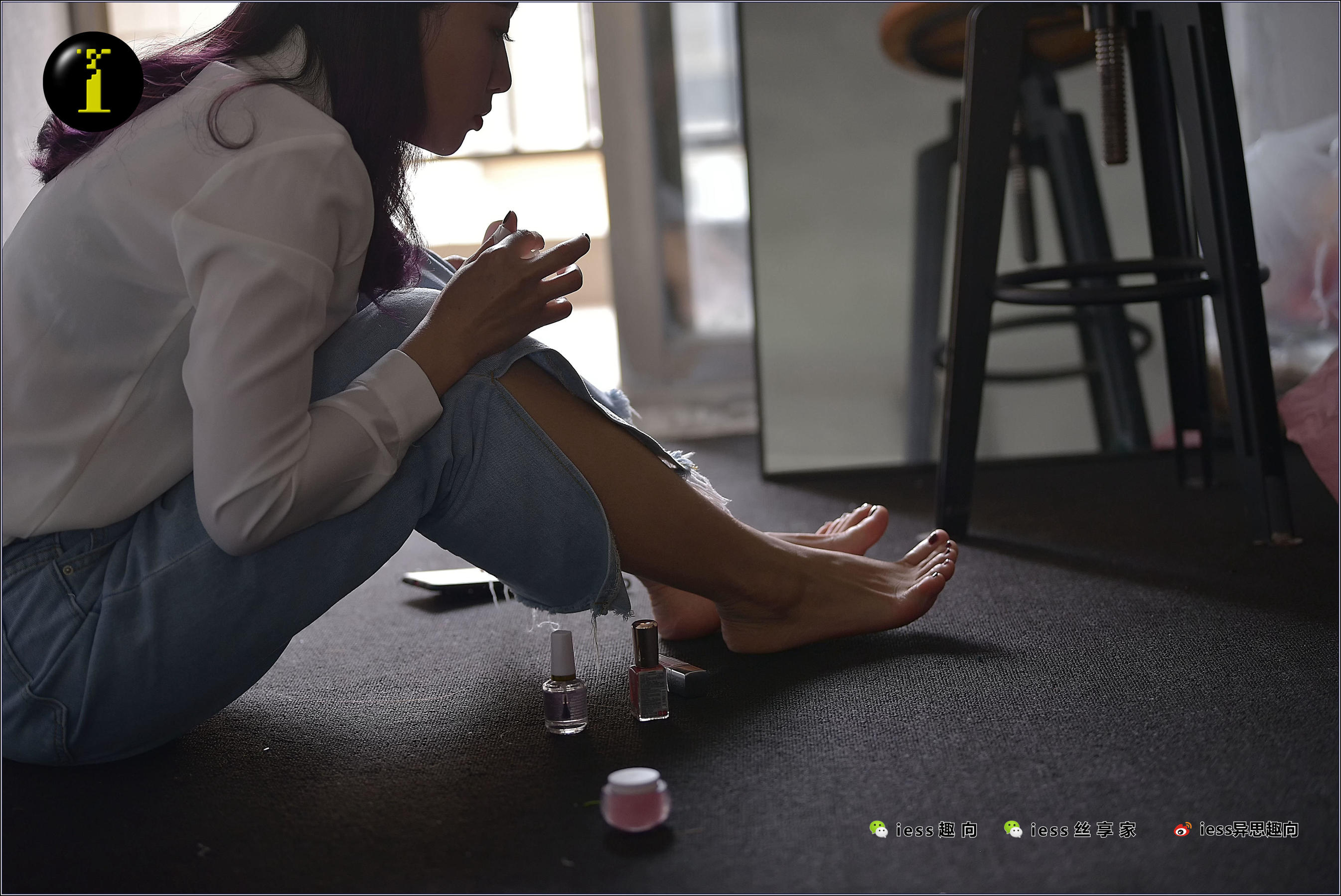 073 模特范美美 《涂趾甲油》-图19
