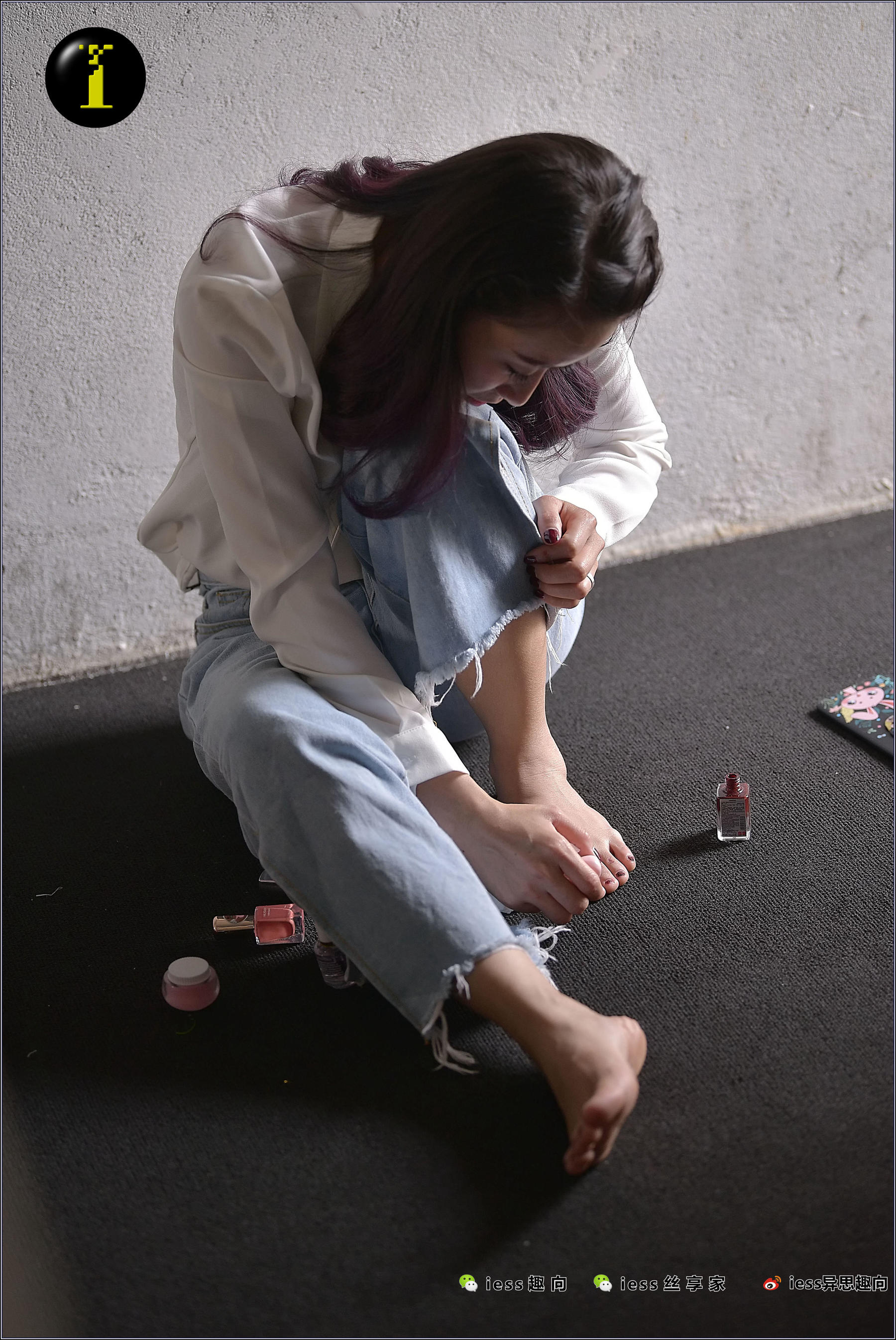 073 模特范美美 《涂趾甲油》-图23
