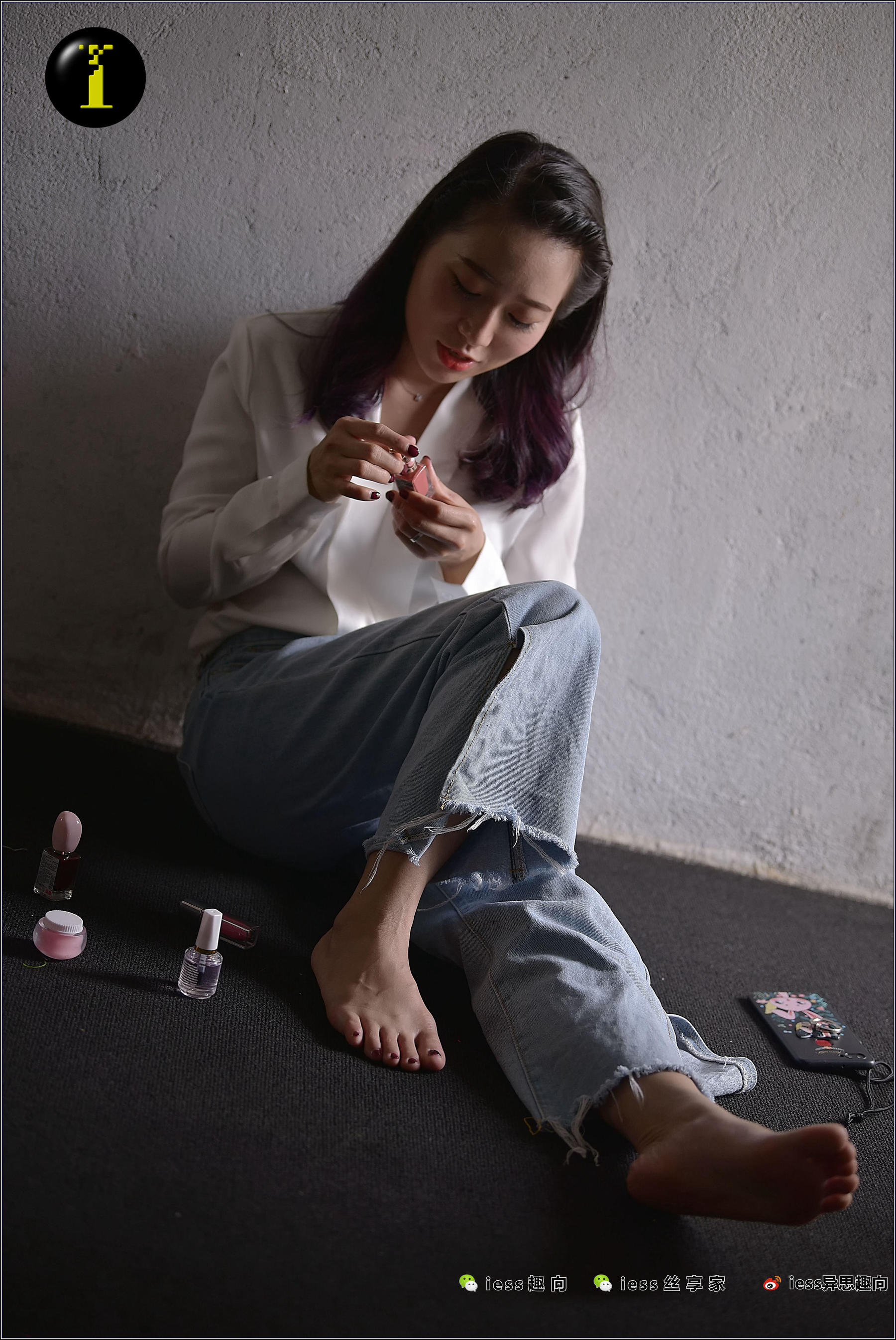 073 模特范美美 《涂趾甲油》-图32