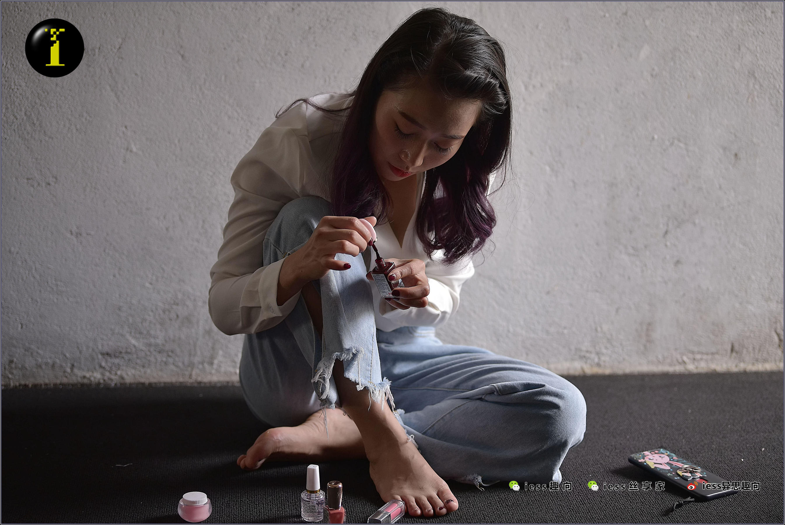 073 模特范美美 《涂趾甲油》-图77