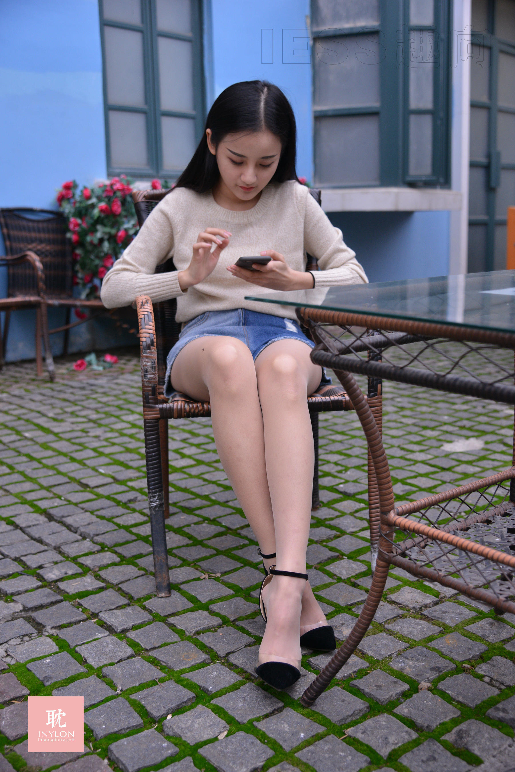 101 模特诗琪 《路遇手机上瘾小姐姐》-图71