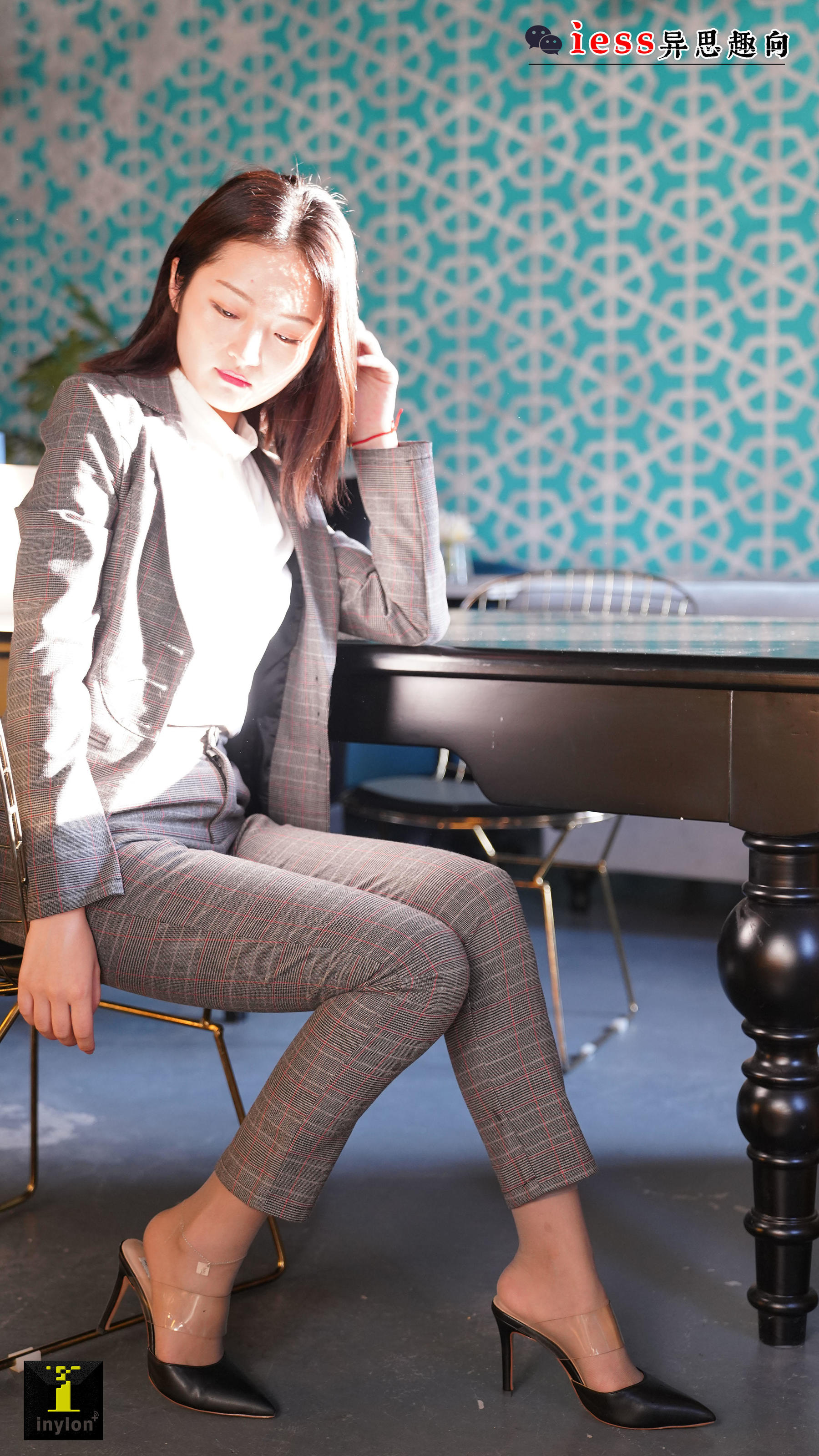 131 模特格格 《短灰丝》-图6