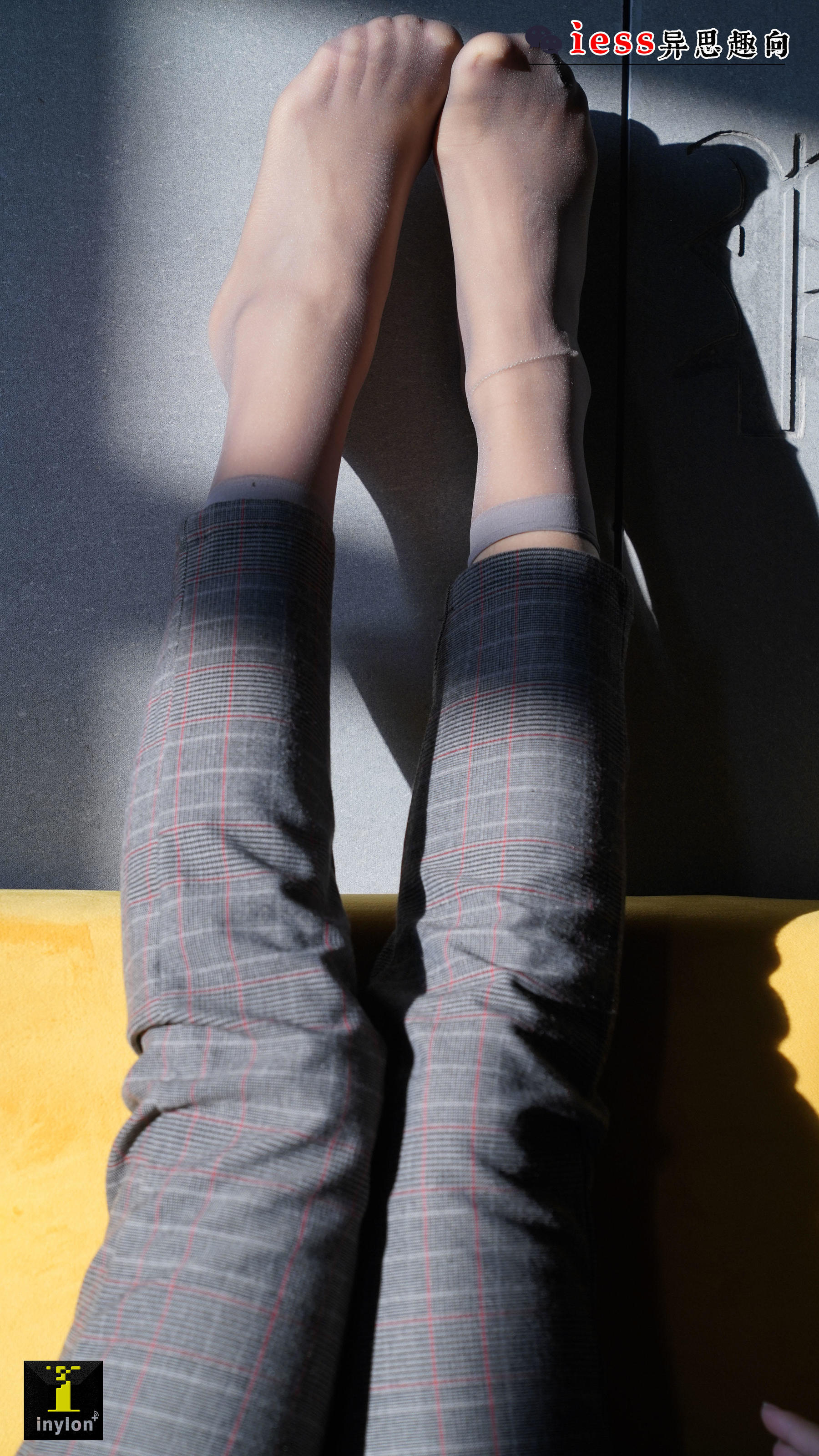 132 模特格格 《精彩的短灰丝特写》-图45