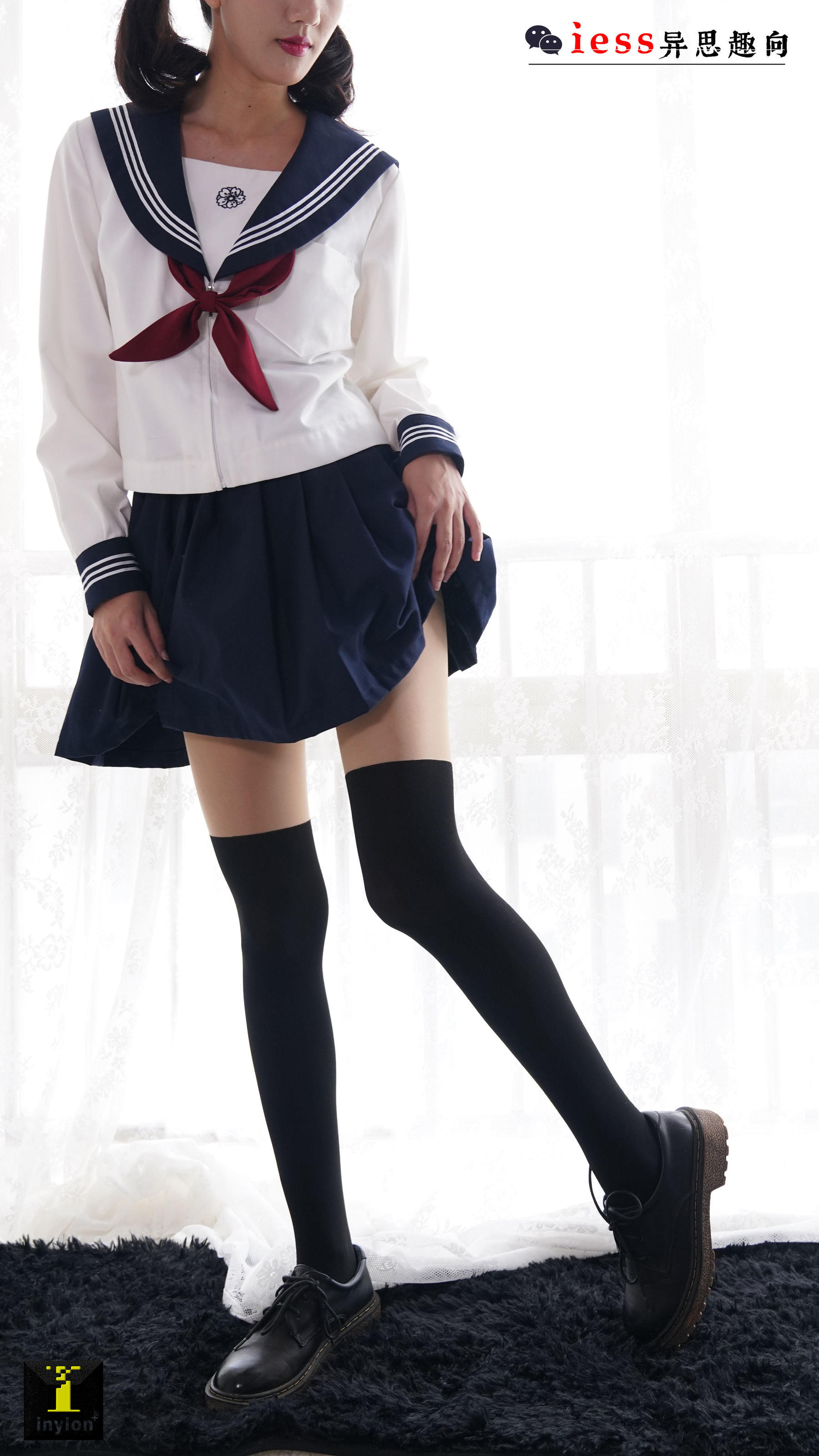 133 模特森爷 《假双短JK袜》-图25