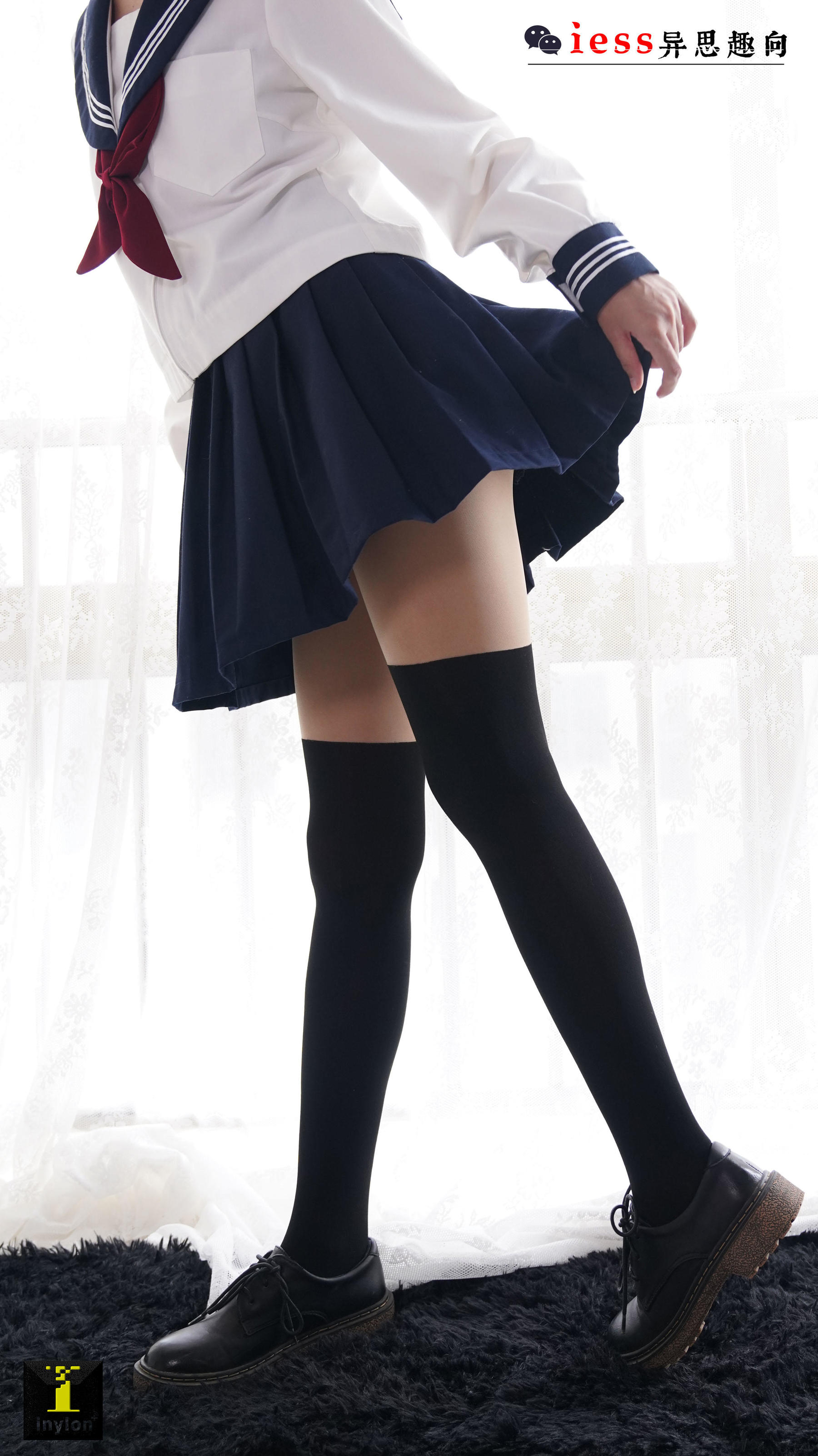 133 模特森爷 《假双短JK袜》-图27