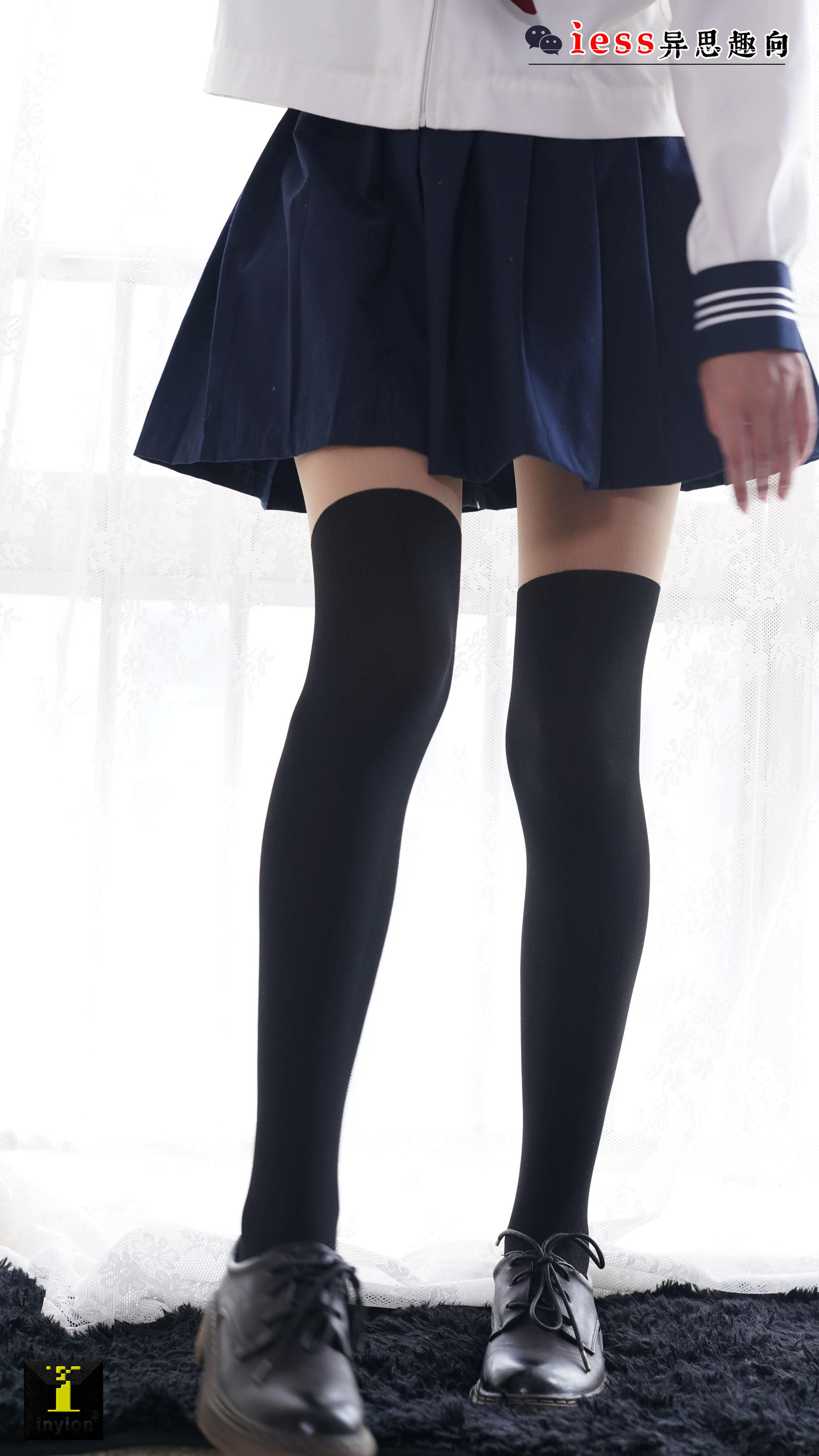 133 模特森爷 《假双短JK袜》-图32