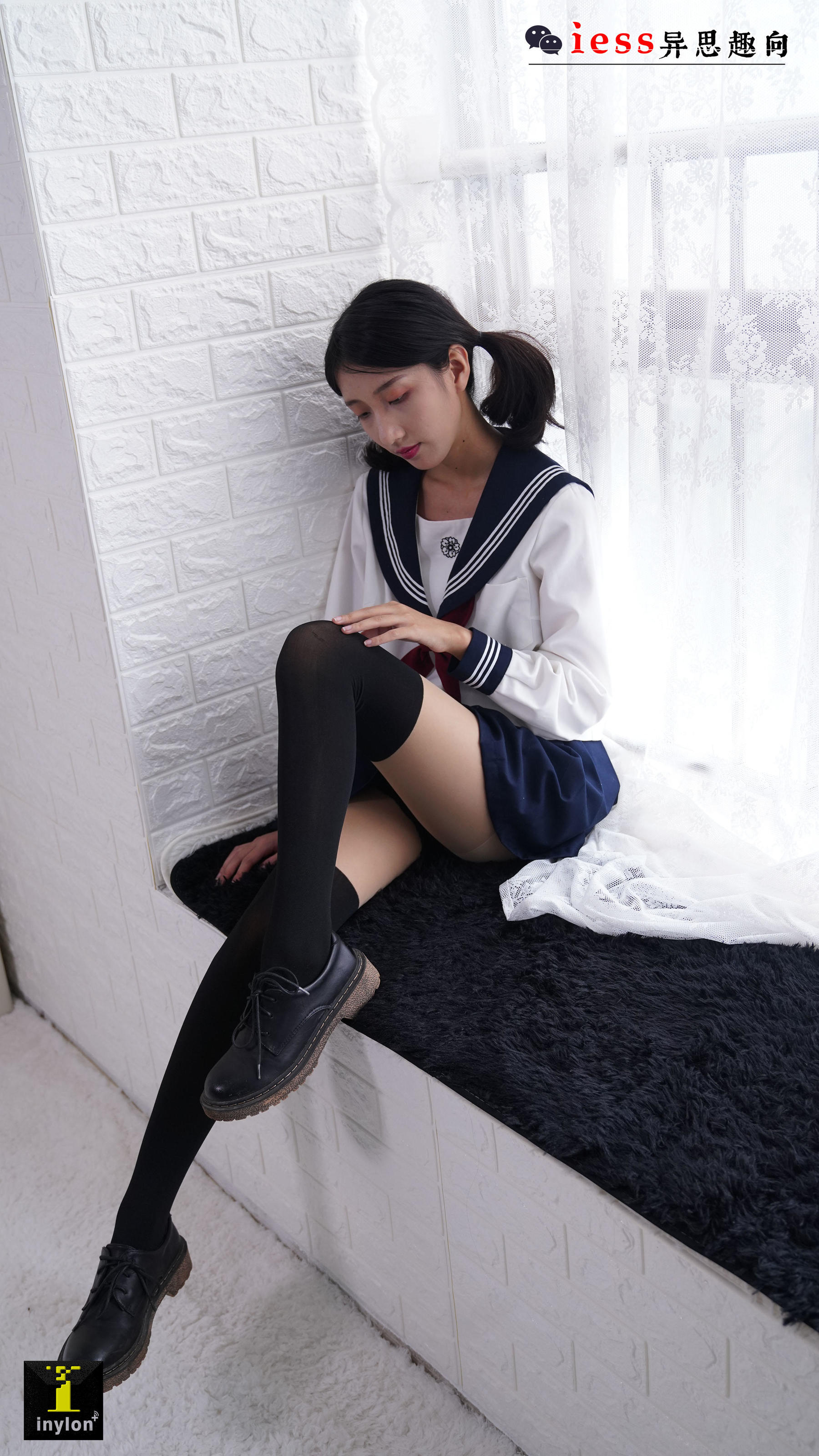 133 模特森爷 《假双短JK袜》-图33