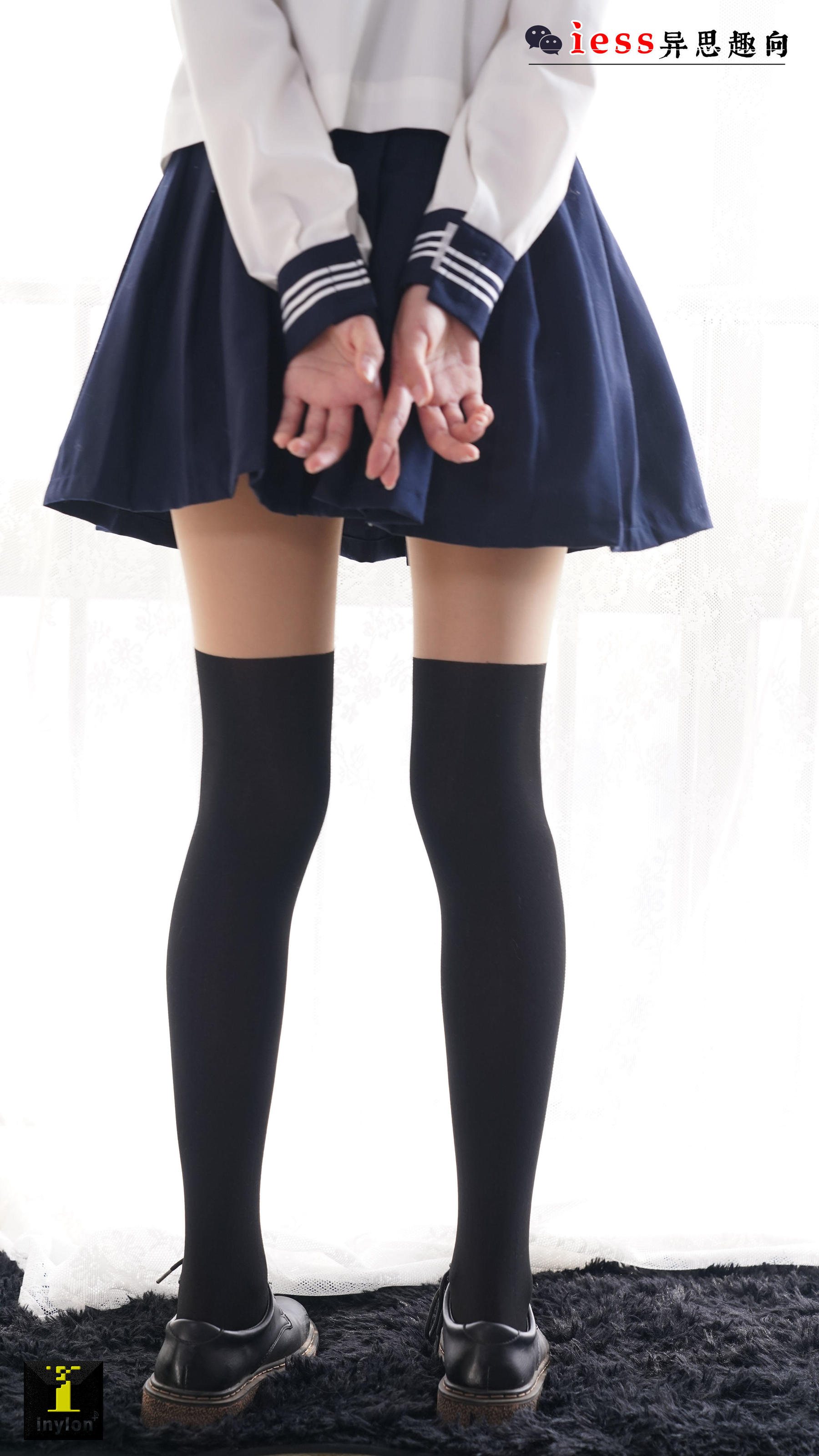 133 模特森爷 《假双短JK袜》-图38