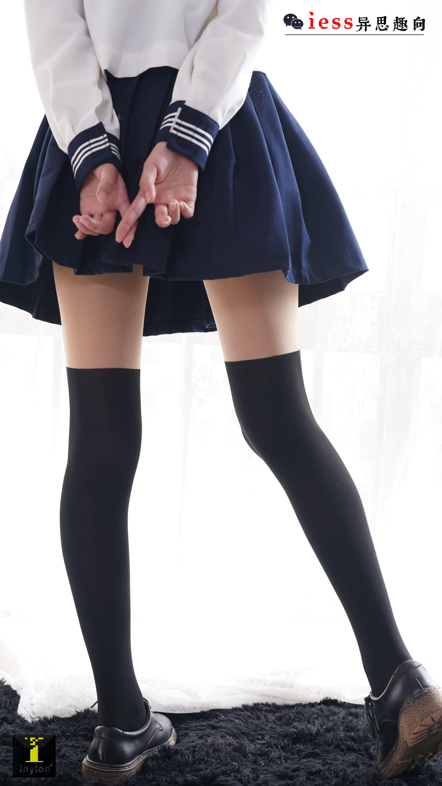 133 模特森爷 《假双短JK袜》-图39