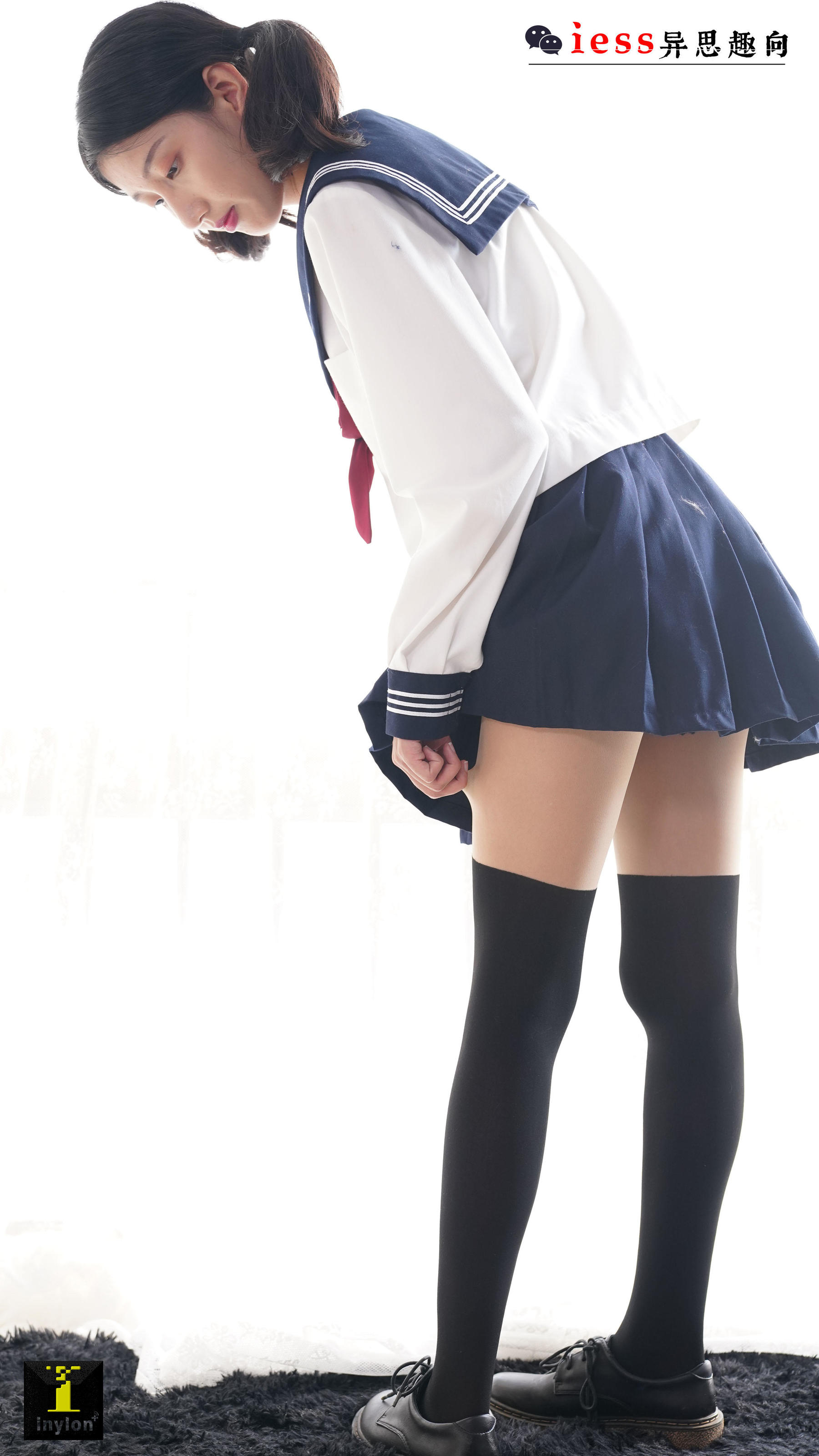 133 模特森爷 《假双短JK袜》-图42
