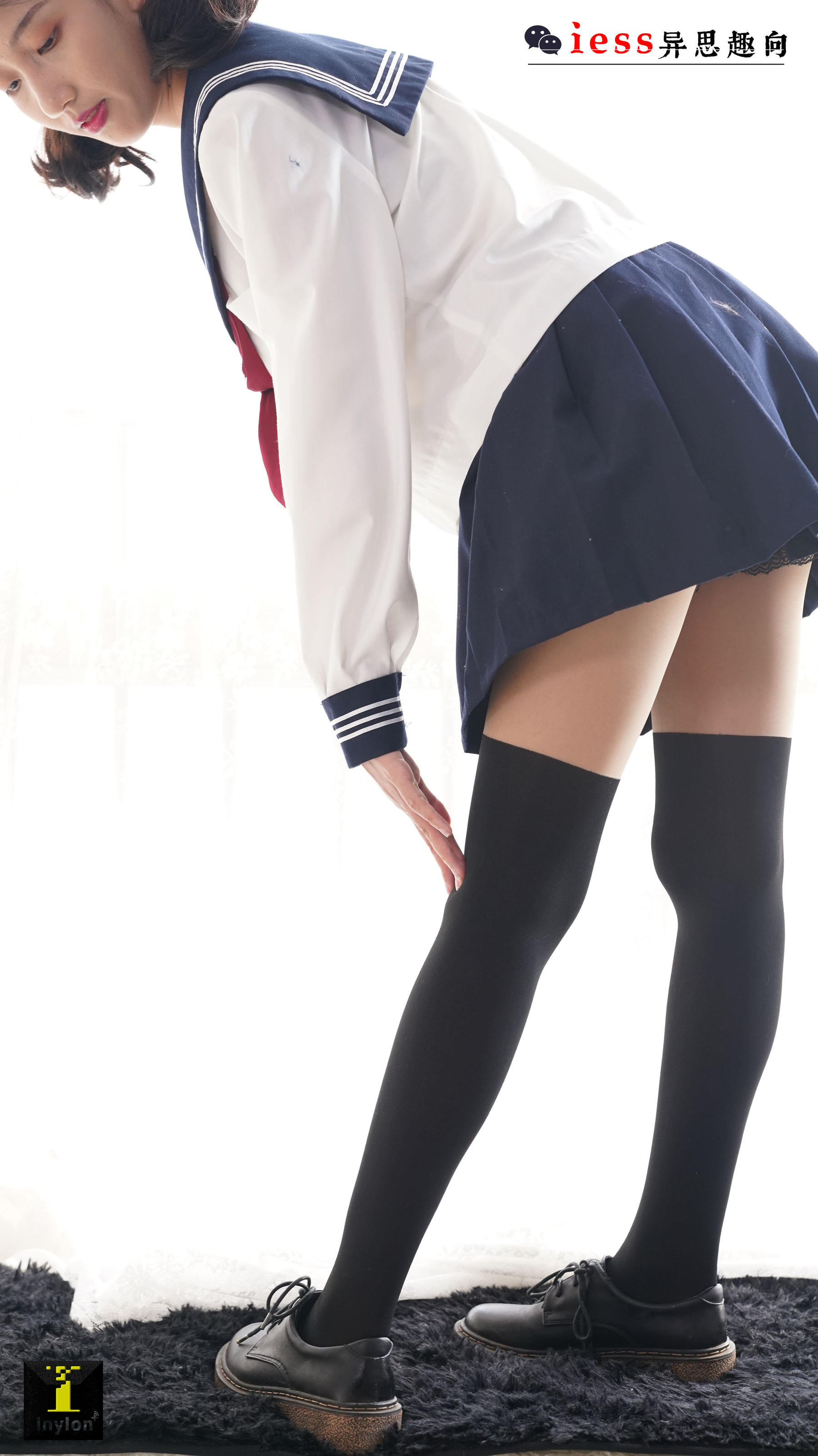133 模特森爷 《假双短JK袜》-图45