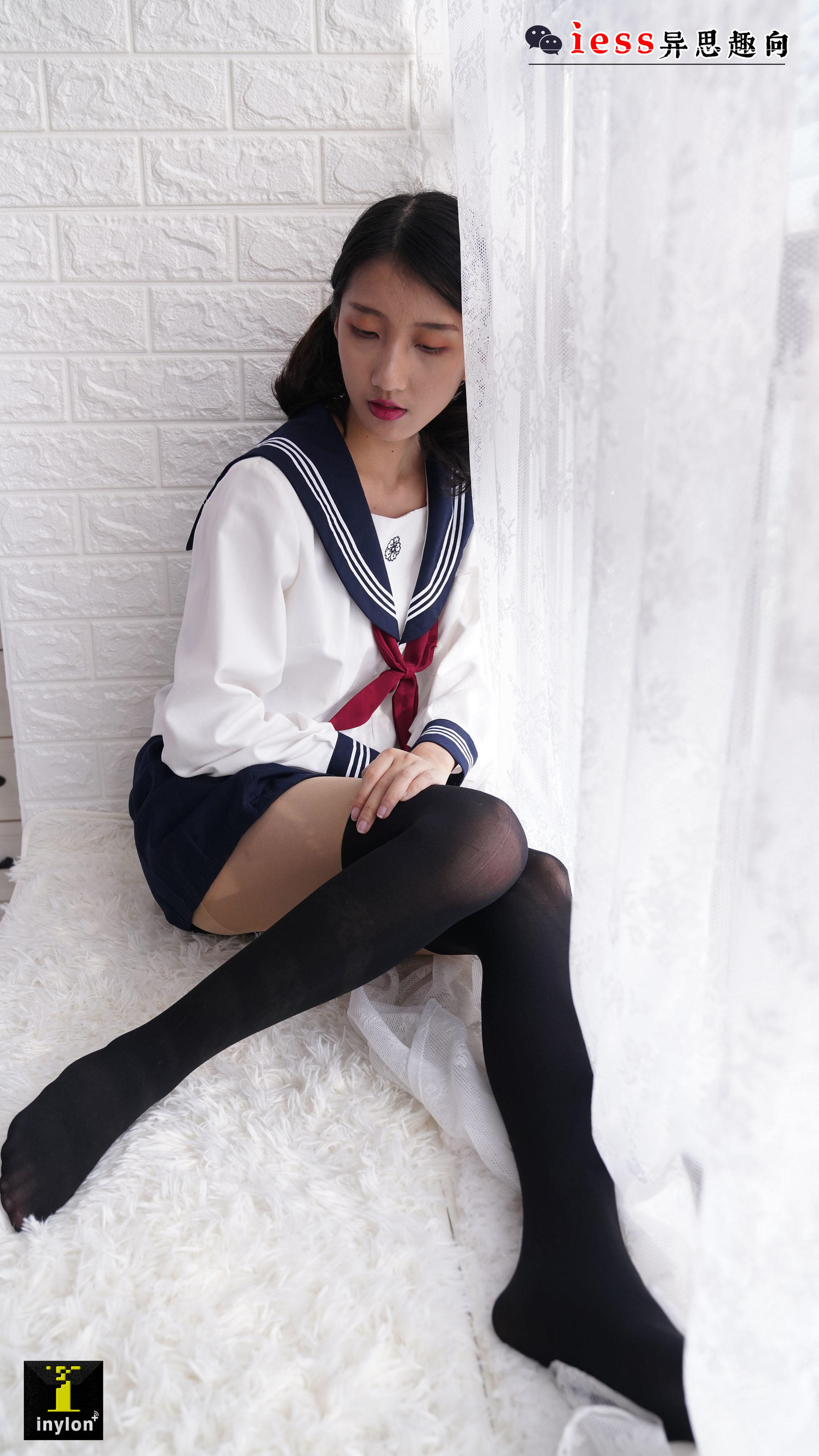 133 模特森爷 《假双短JK袜》-图67