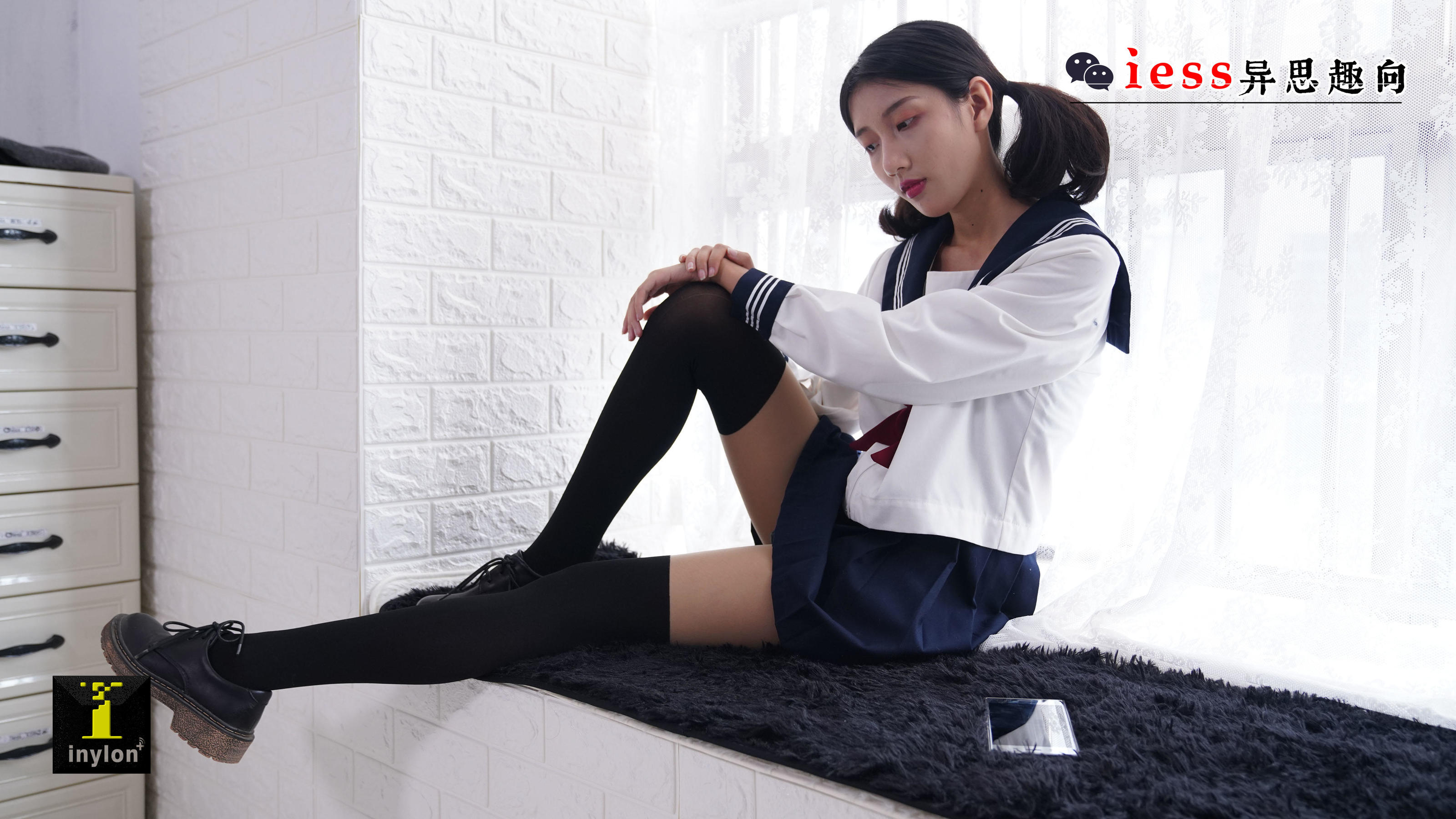 133 模特森爷 《假双短JK袜》-图7