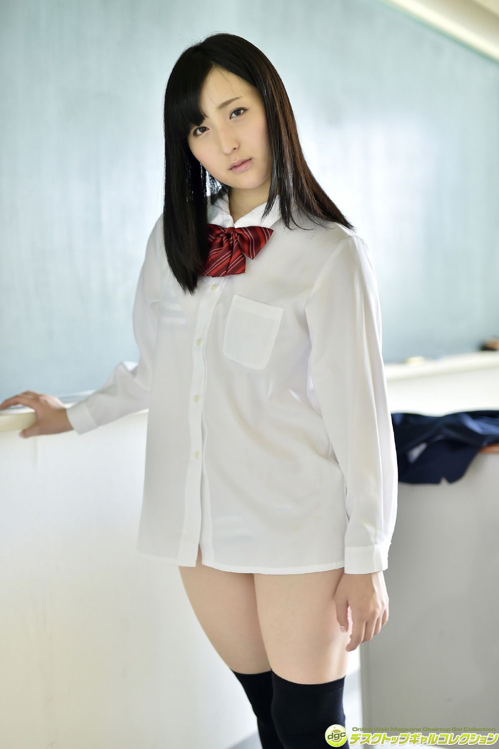 平野聪子《黒髪ロングに透き通る美肌の正統派美少女!》  NO.1214-图16