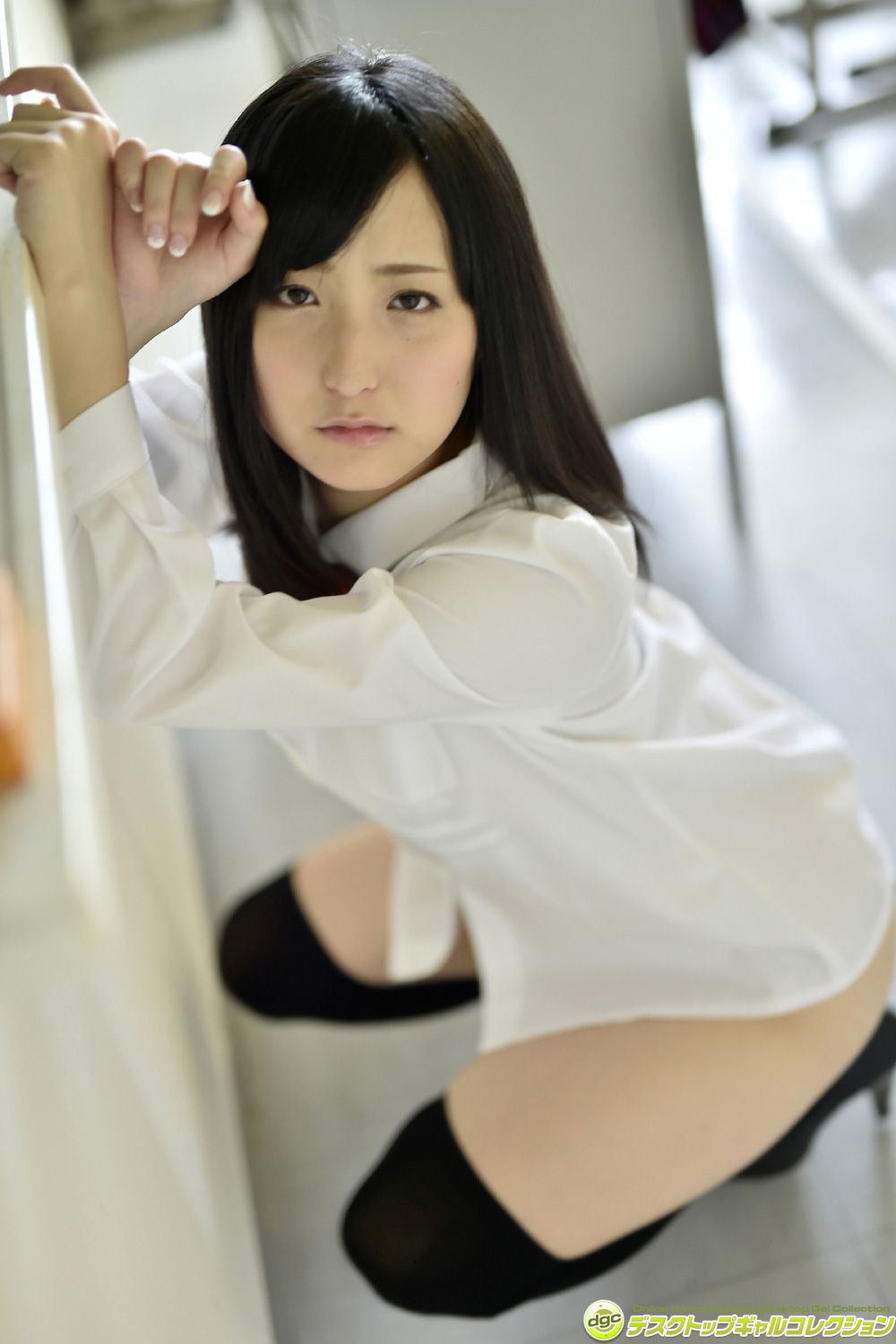 平野聪子《黒髪ロングに透き通る美肌の正統派美少女!》  NO.1214-图18