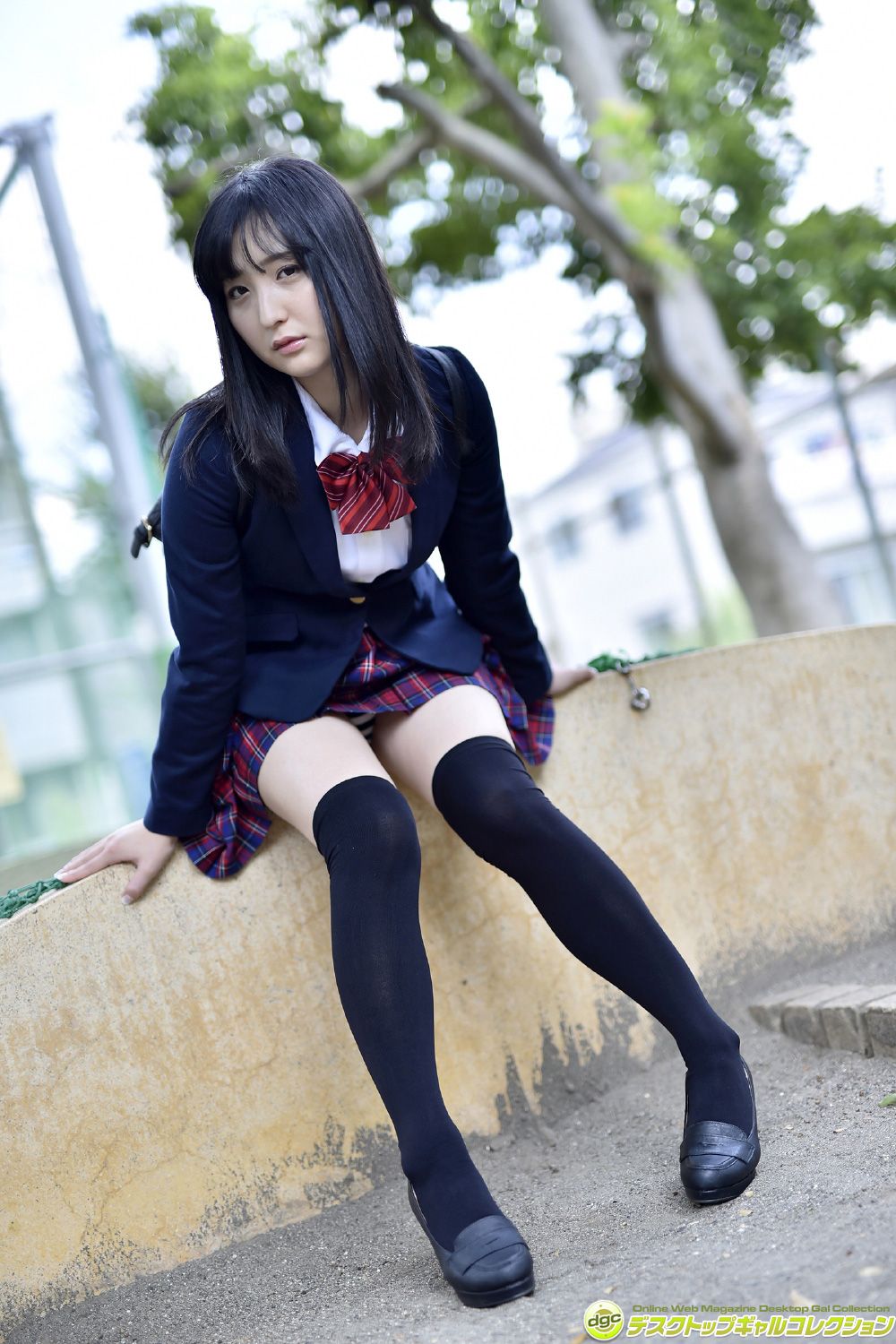 平野聪子《黒髪ロングに透き通る美肌の正統派美少女!》  NO.1214-图1