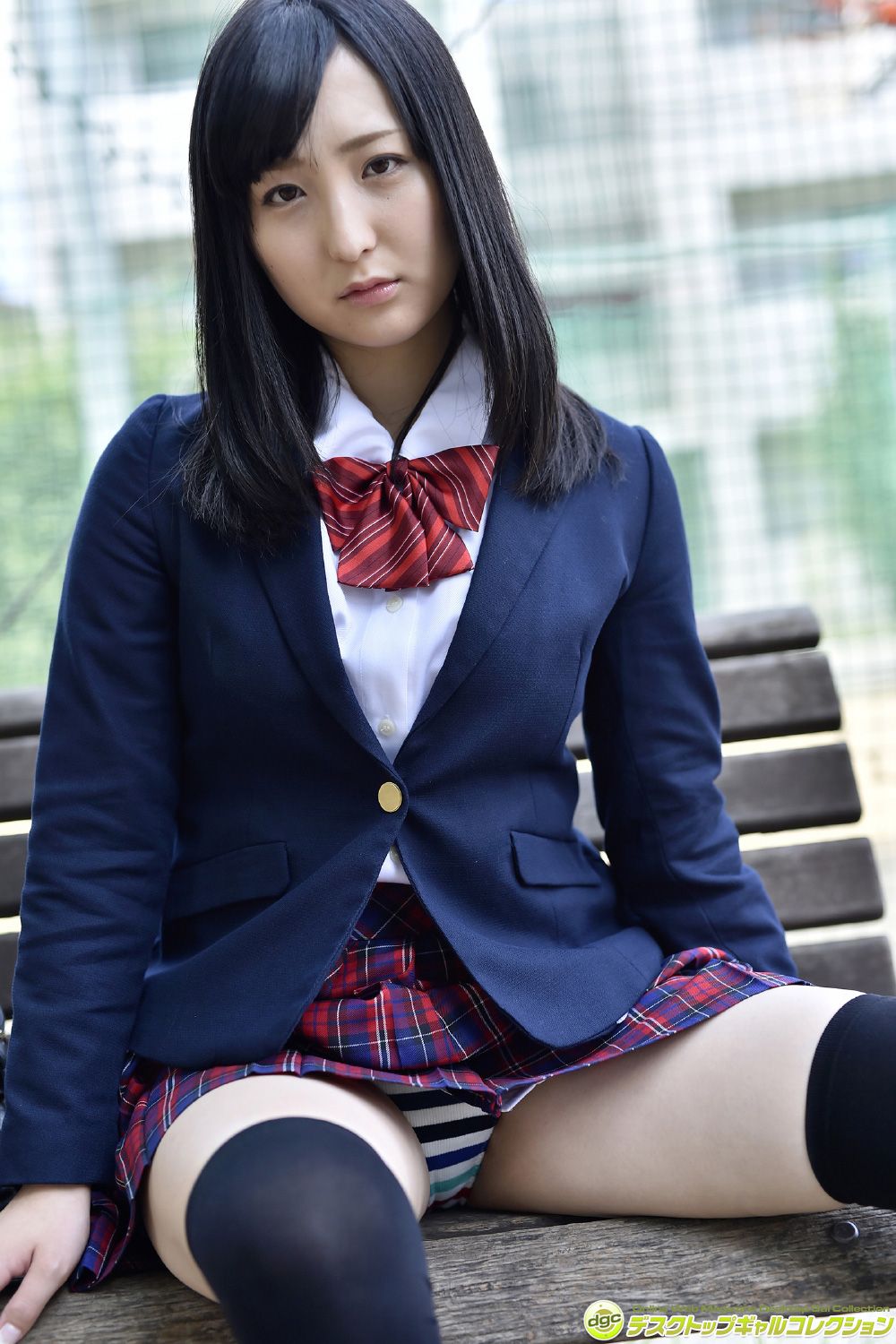 平野聪子《黒髪ロングに透き通る美肌の正統派美少女!》  NO.1214-图4