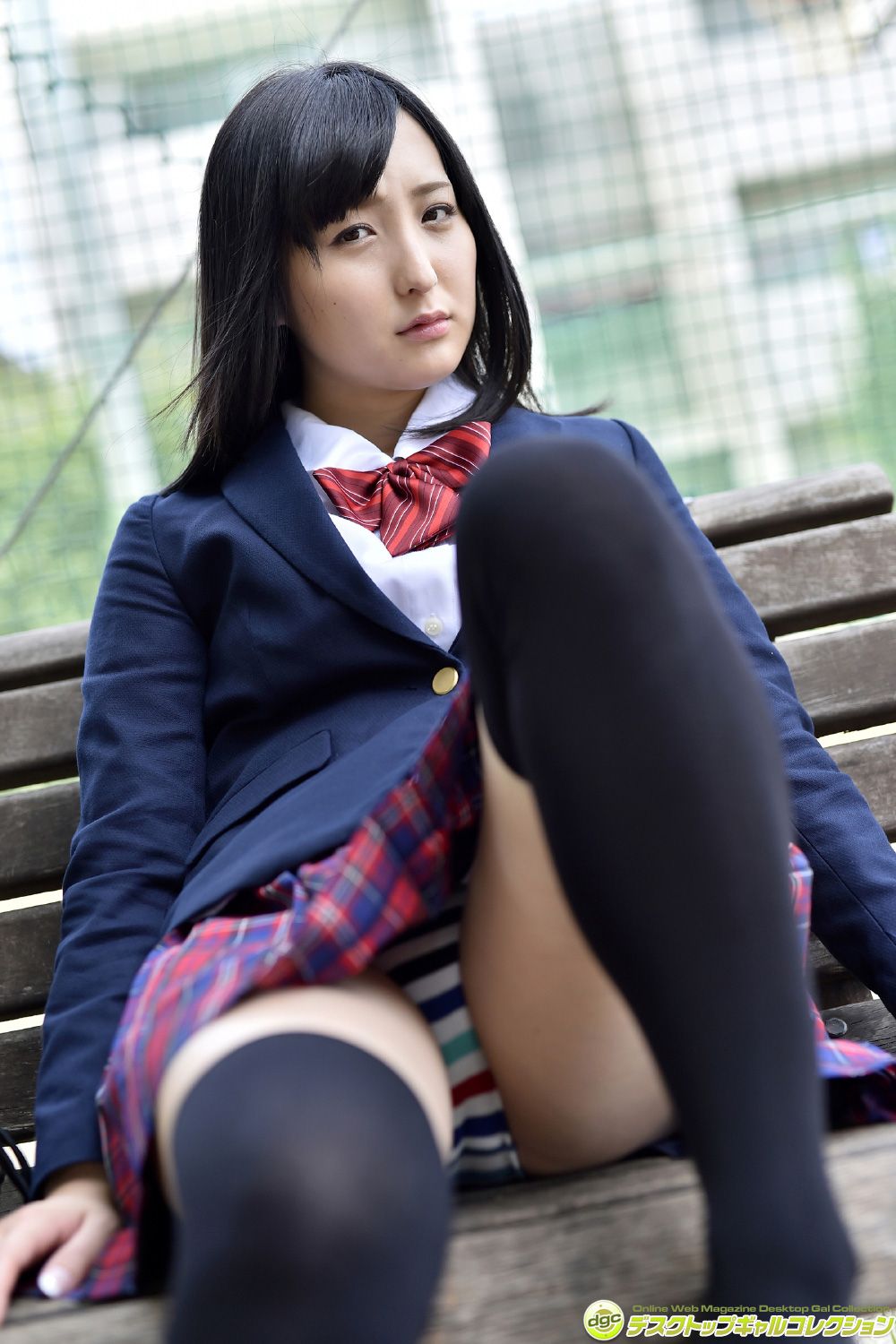 平野聪子《黒髪ロングに透き通る美肌の正統派美少女!》  NO.1214-图5