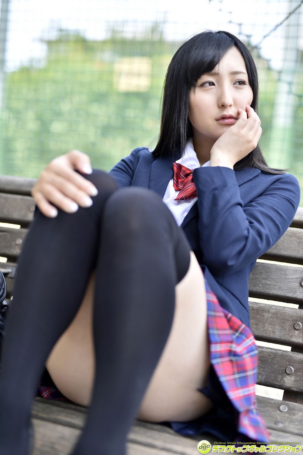 平野聪子《黒髪ロングに透き通る美肌の正統派美少女!》  NO.1214-图6